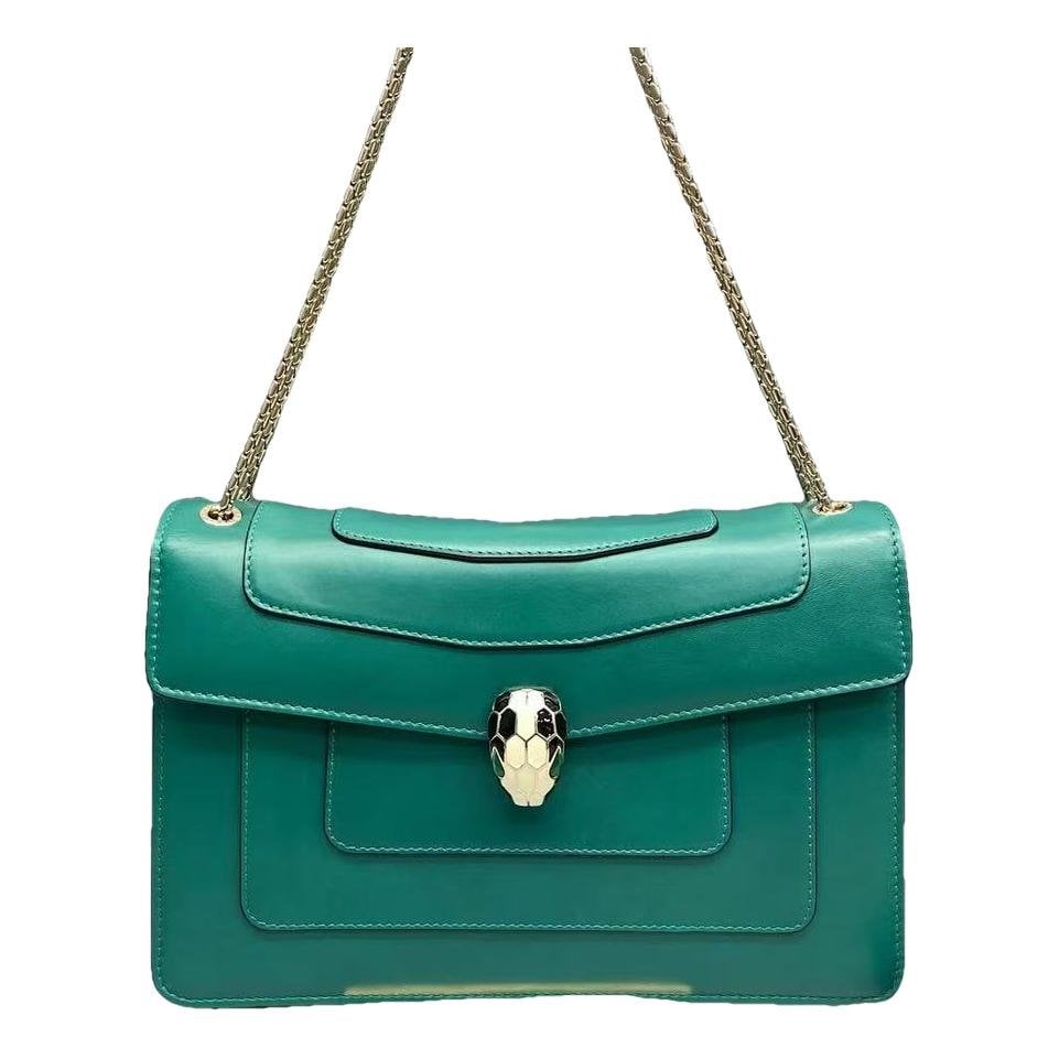 Serpenti leather crossbody bag