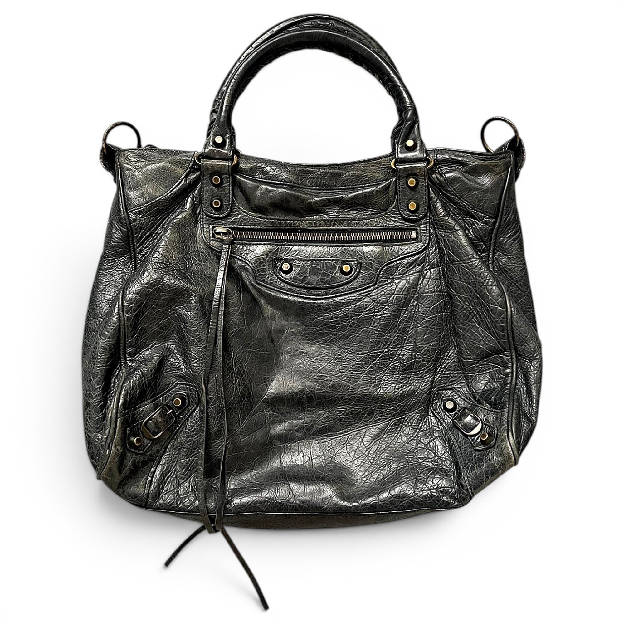 Vélo leather handbag