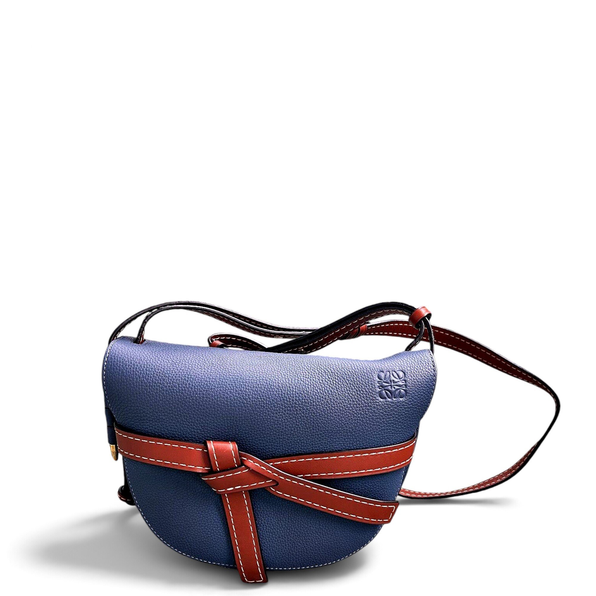 Gate leather crossbody bag