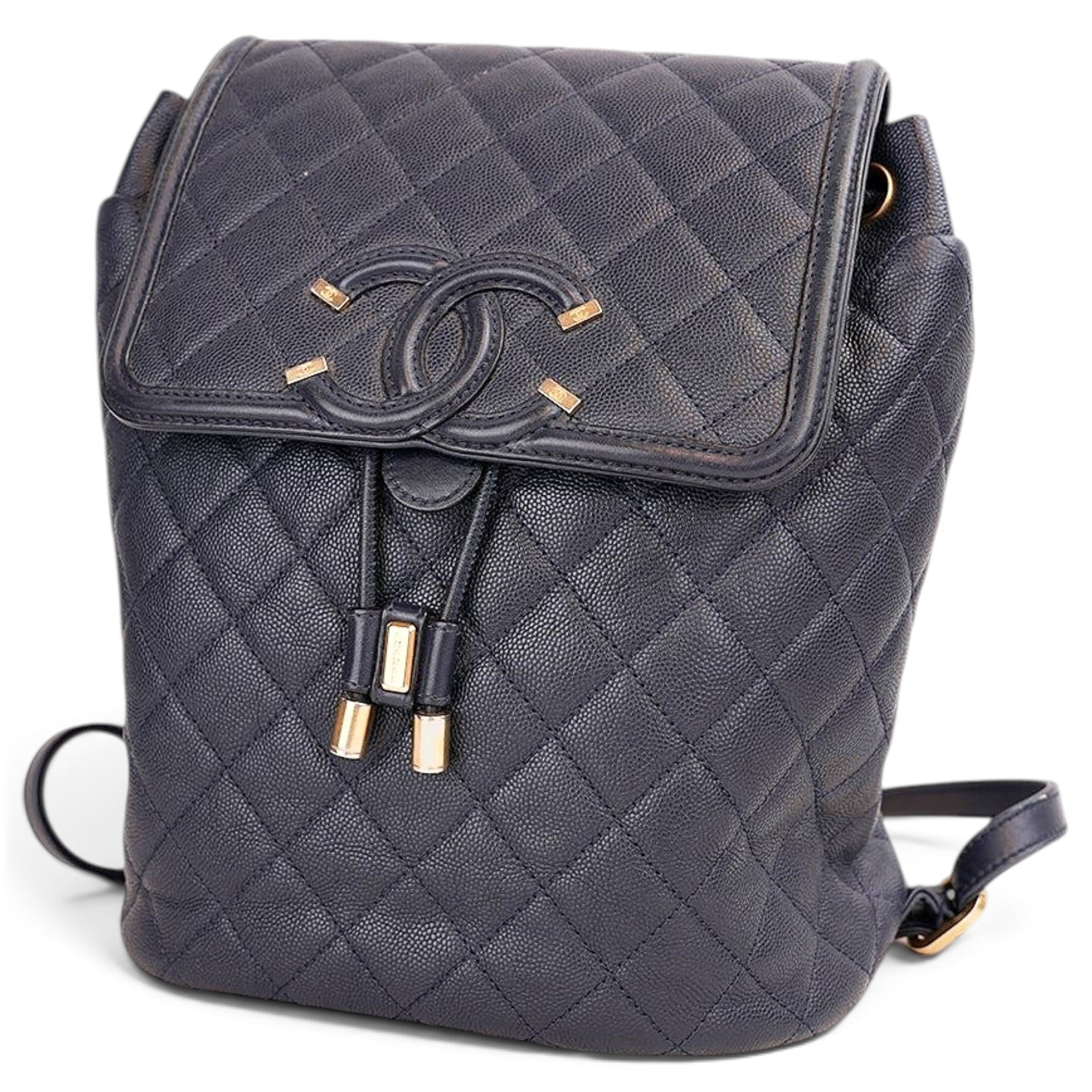Leather backpack