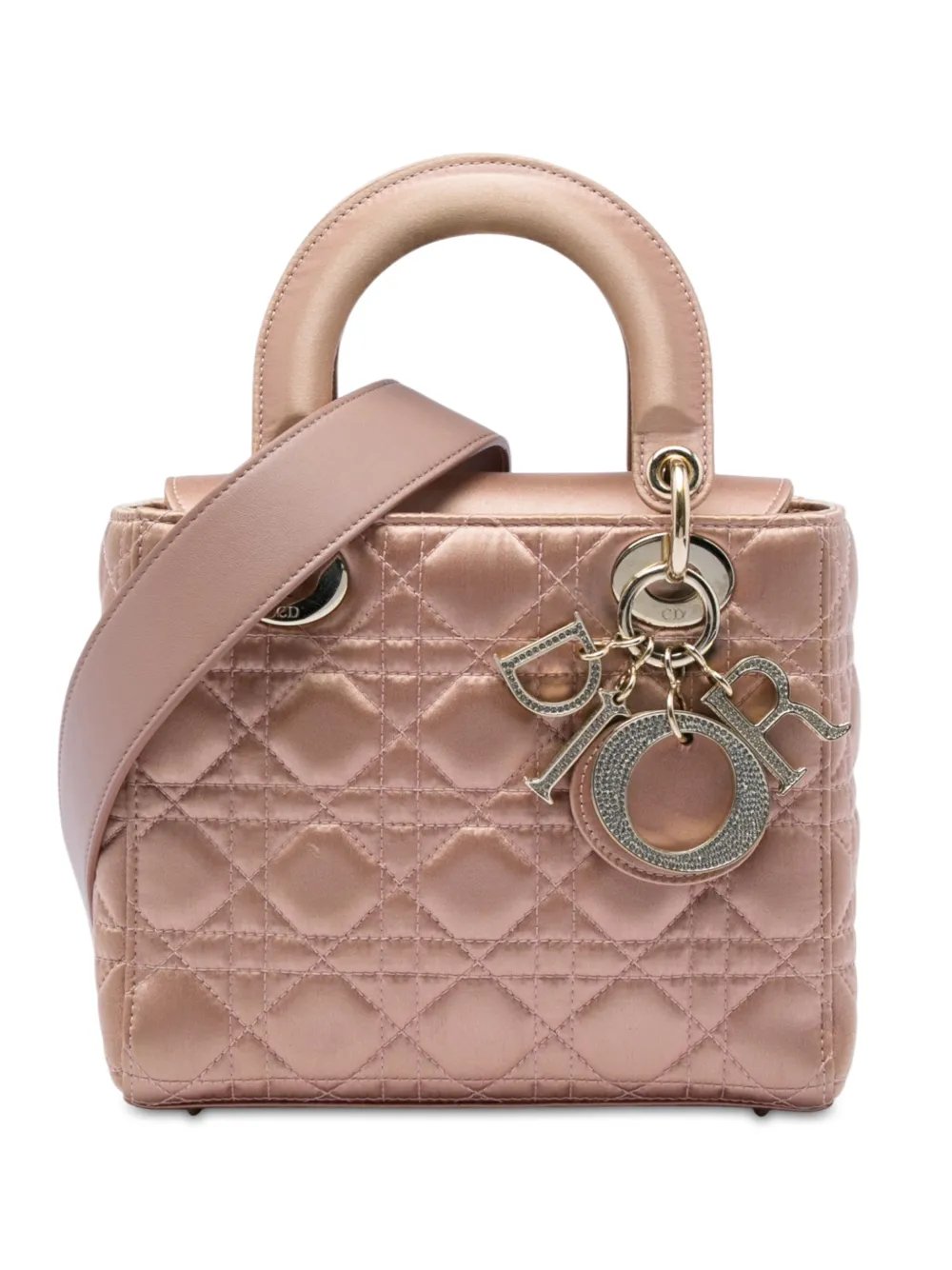 2019 Small Satin Cannage My ABCDior Lady Dior satchel