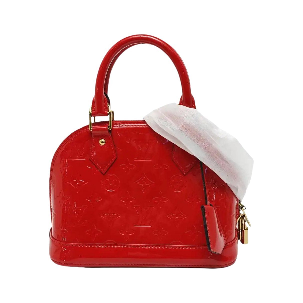 Alma BB patent leather handbag