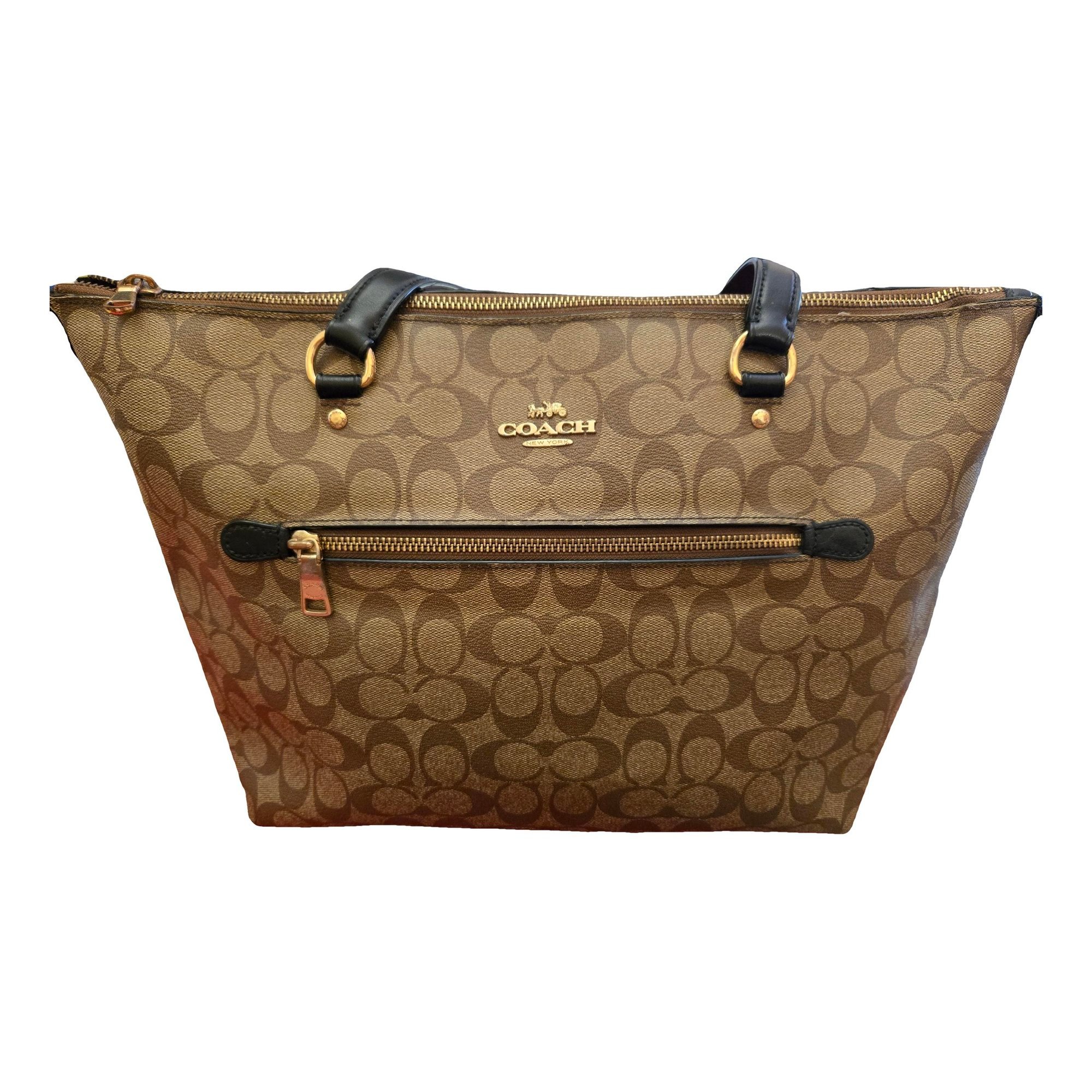 CITY ZIP TOTE leather tote