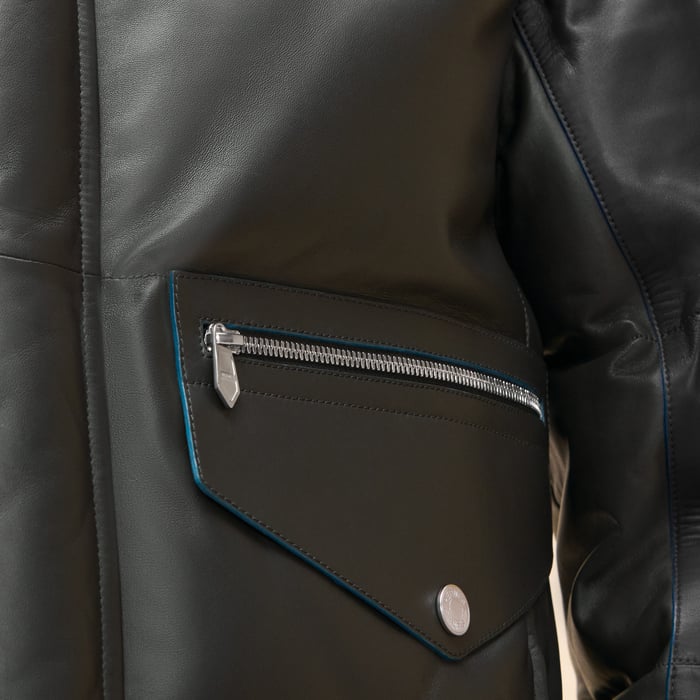 Kaki Puffer Coat