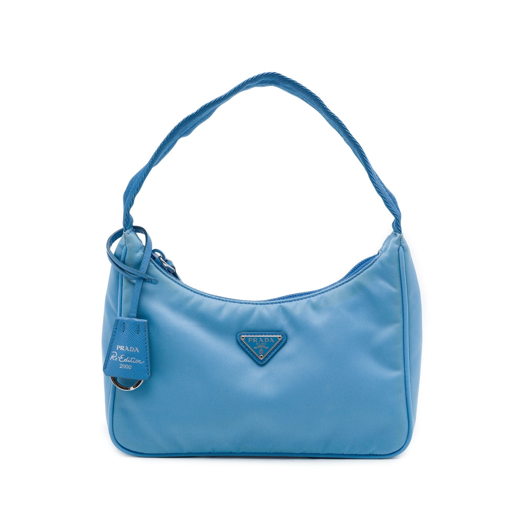 Re-edition leather handbag