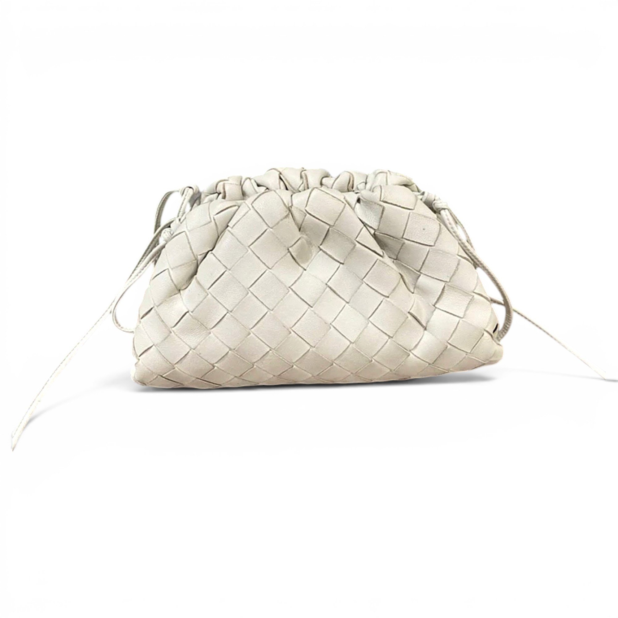 Pouch leather handbag