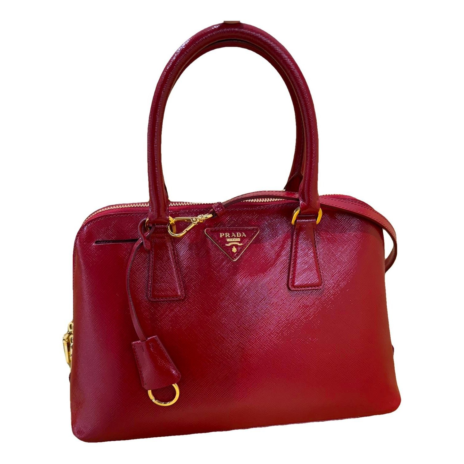 Promenade leather handbag