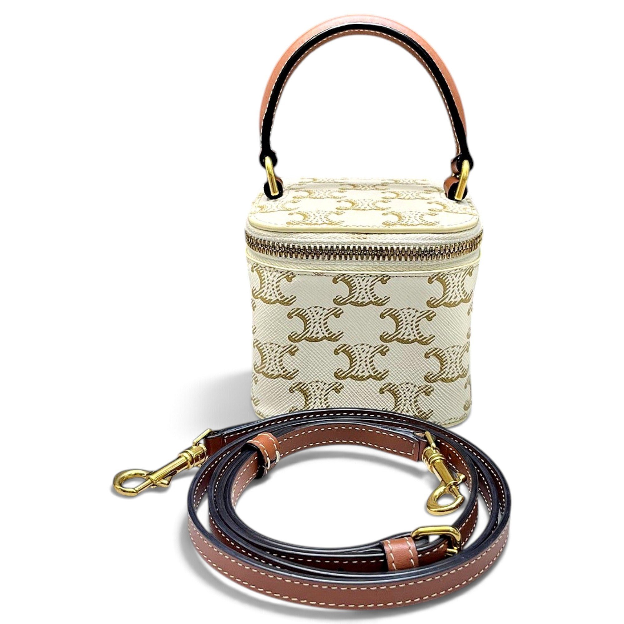 Celine Case flap leather mini bag