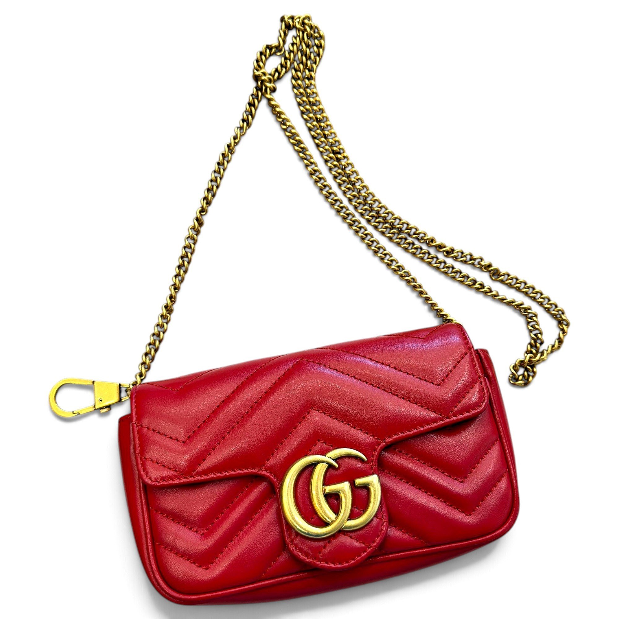 GG Marmont Flap leather crossbody bag