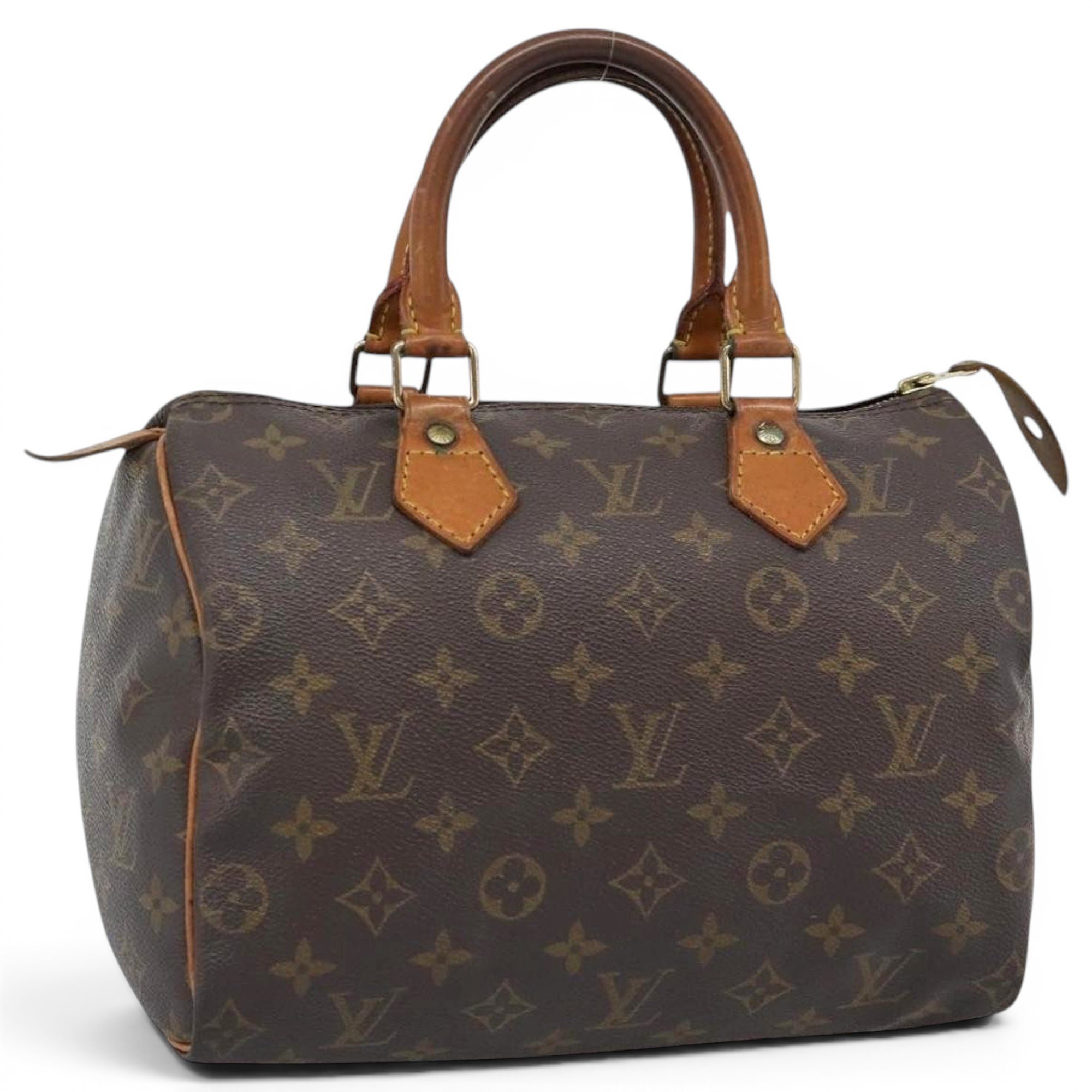 Speedy leather bowling bag
