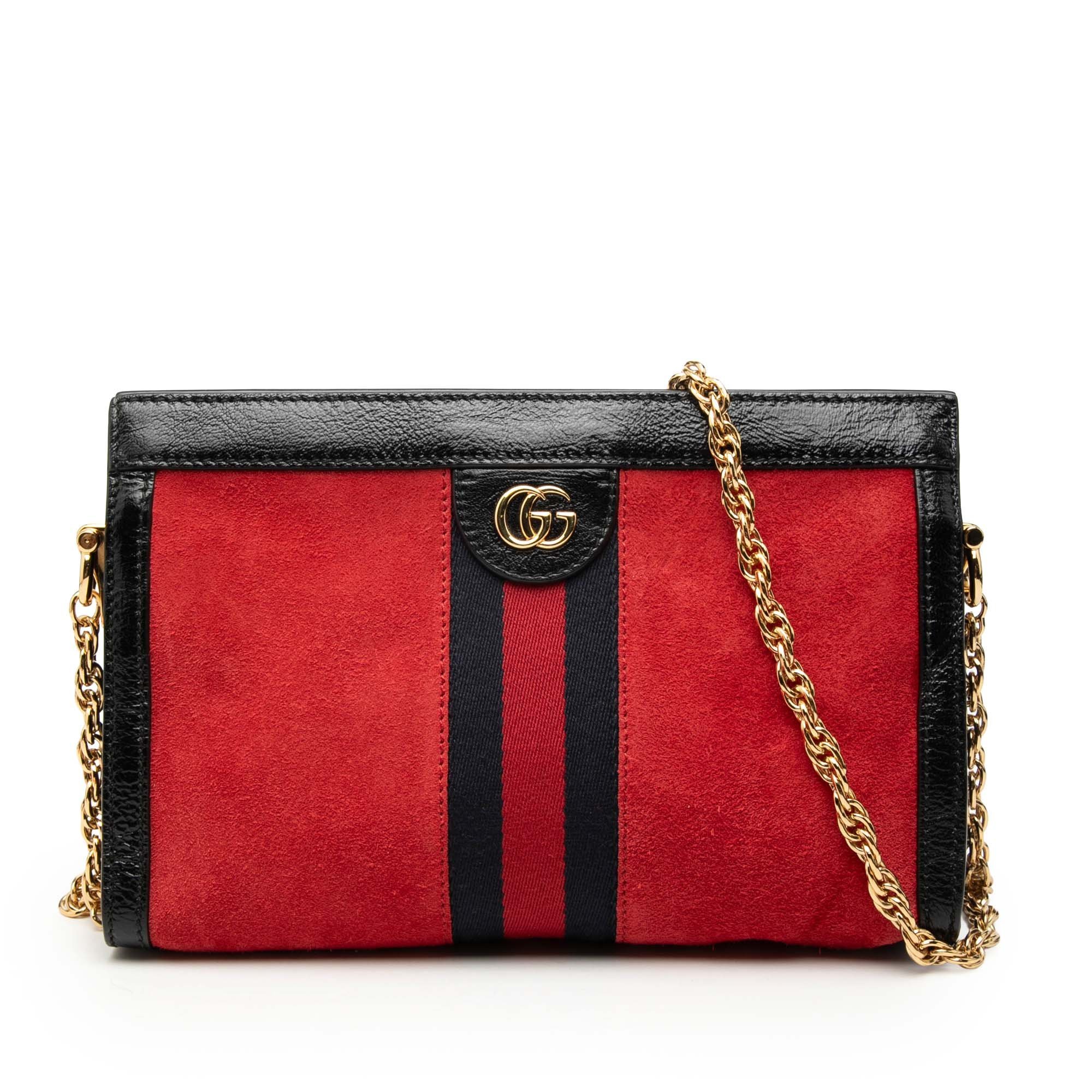 Ophidia leather crossbody bag