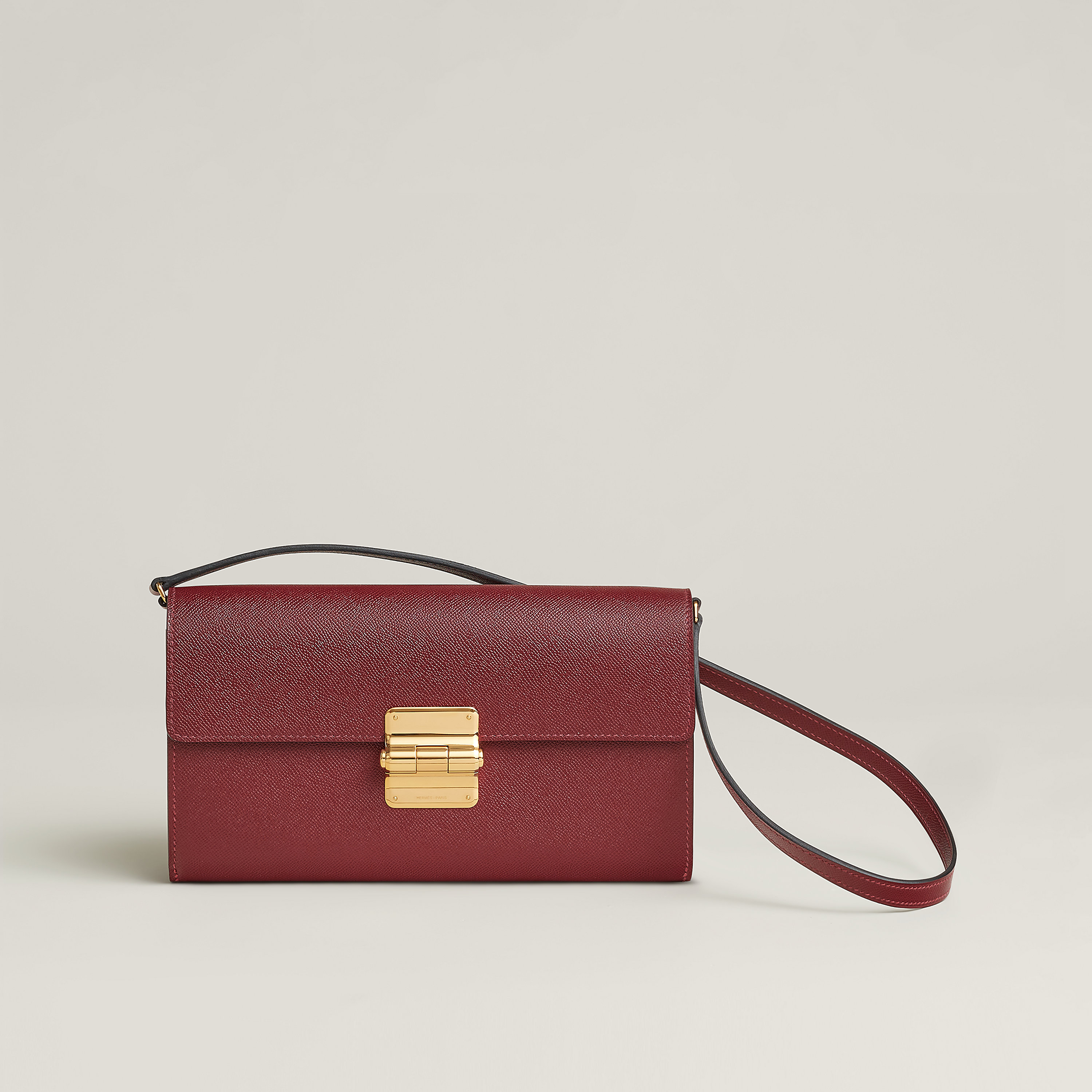 Hermès Glenan To Go pouch Sésame Swift Calfskin | BagUSeek