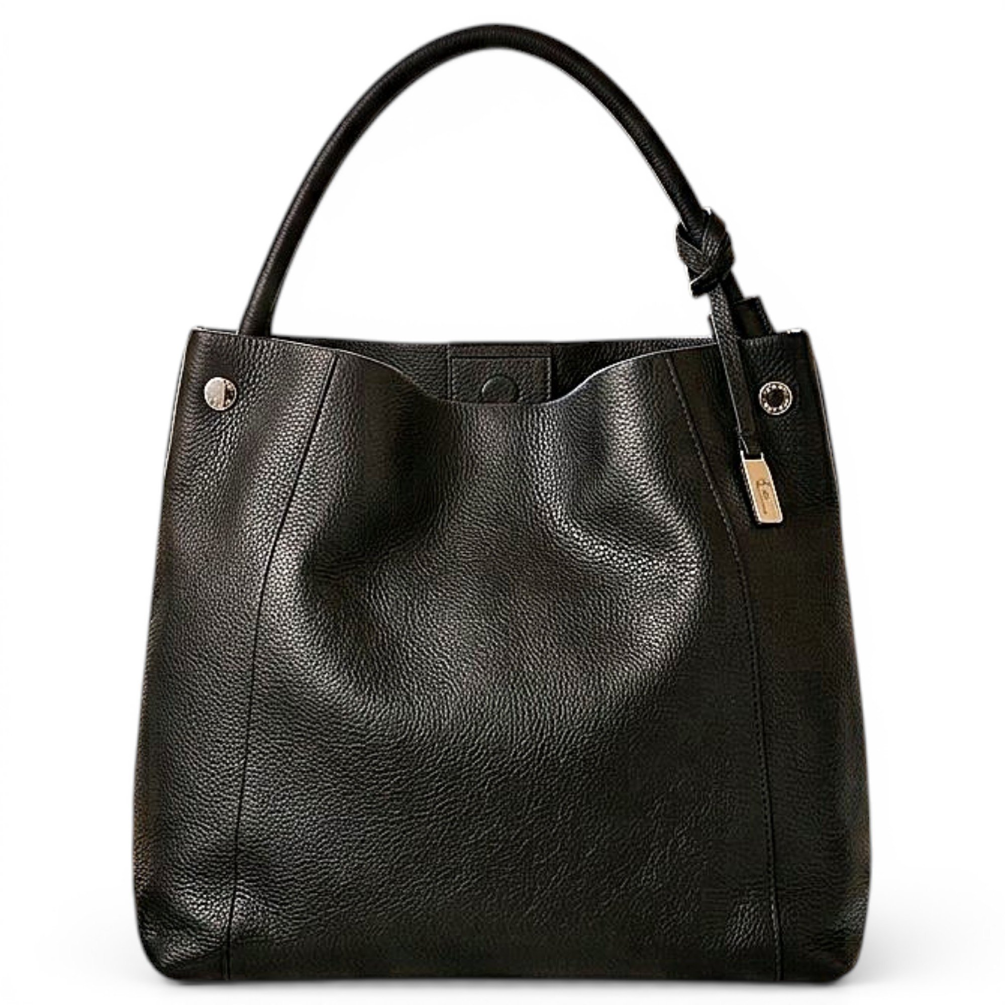 Leather tote