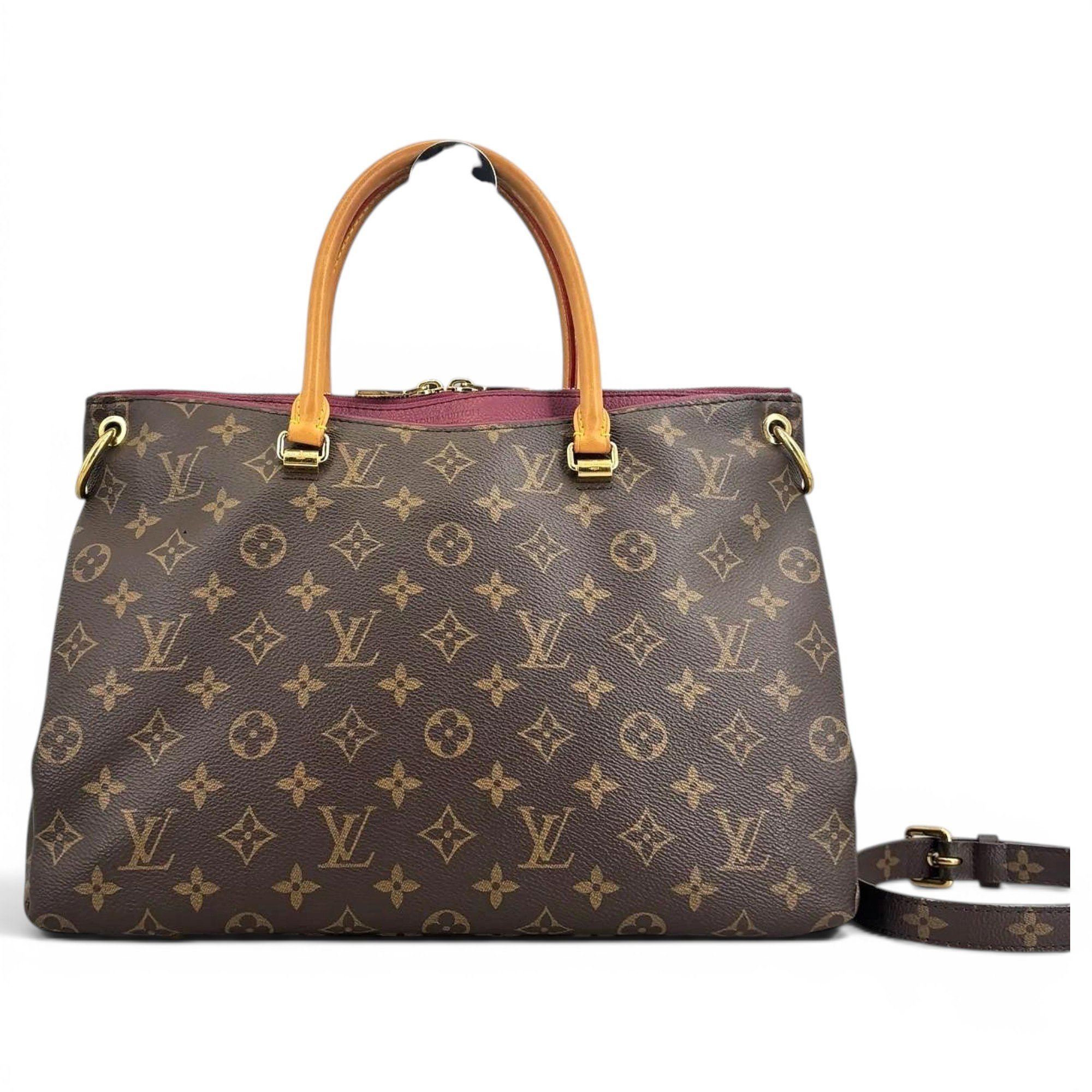 Artsy leather tote