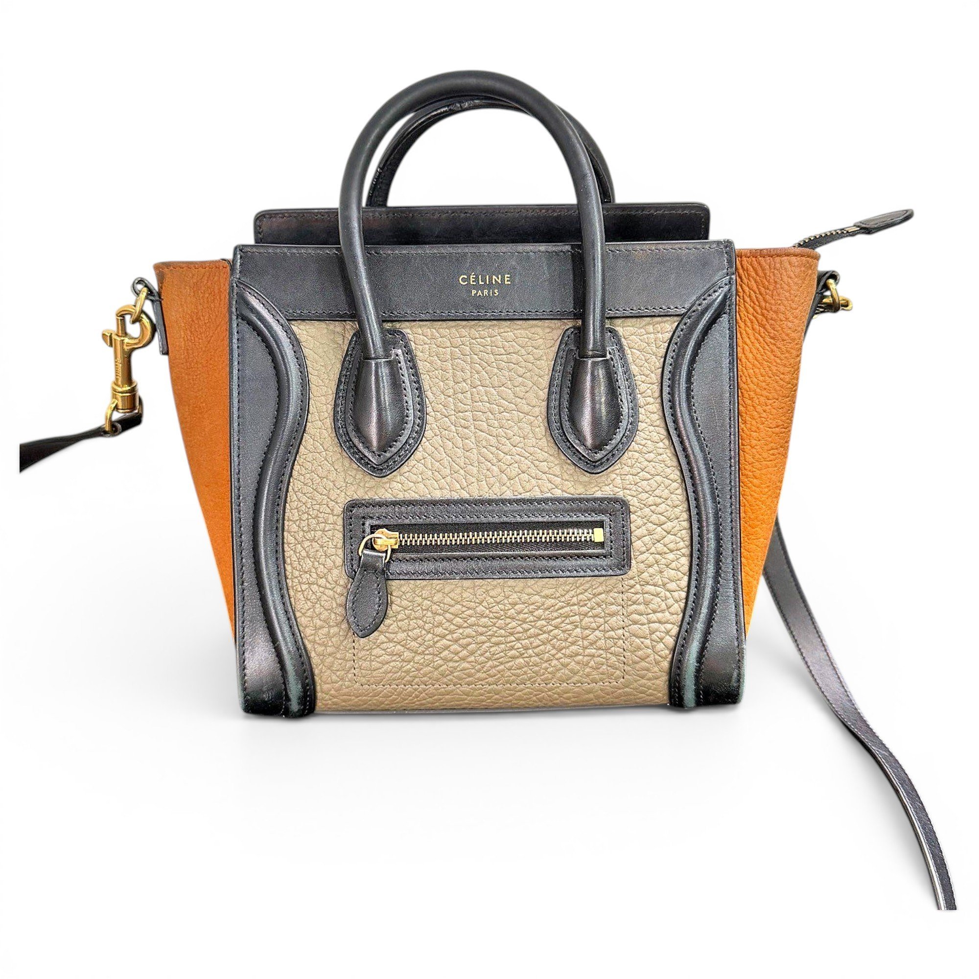 Nano Luggage leather handbag