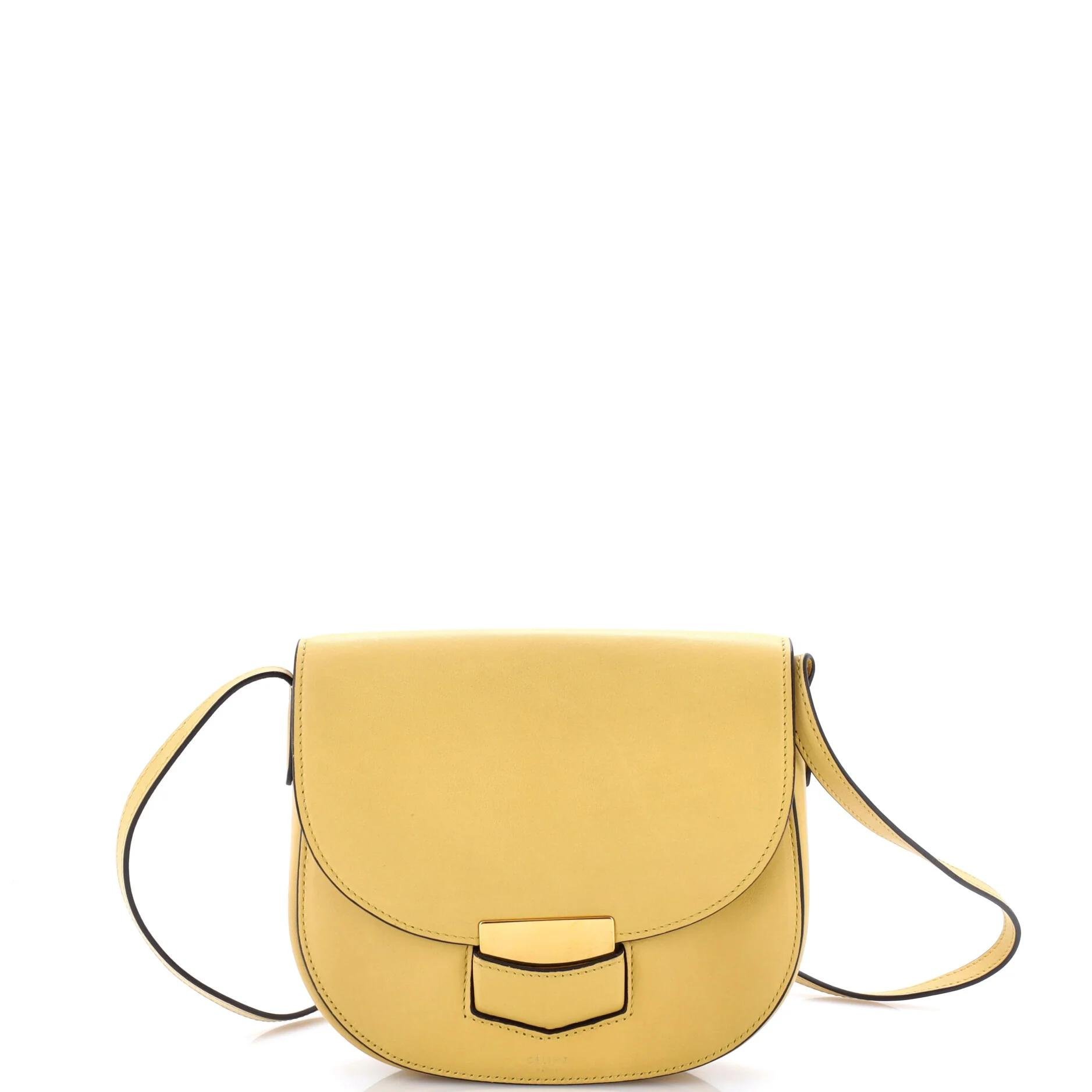 Trotteur leather crossbody bag