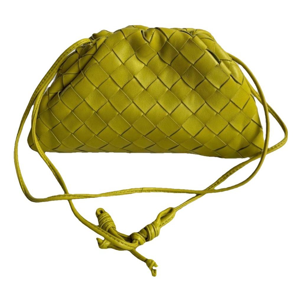 Pouch leather crossbody bag
