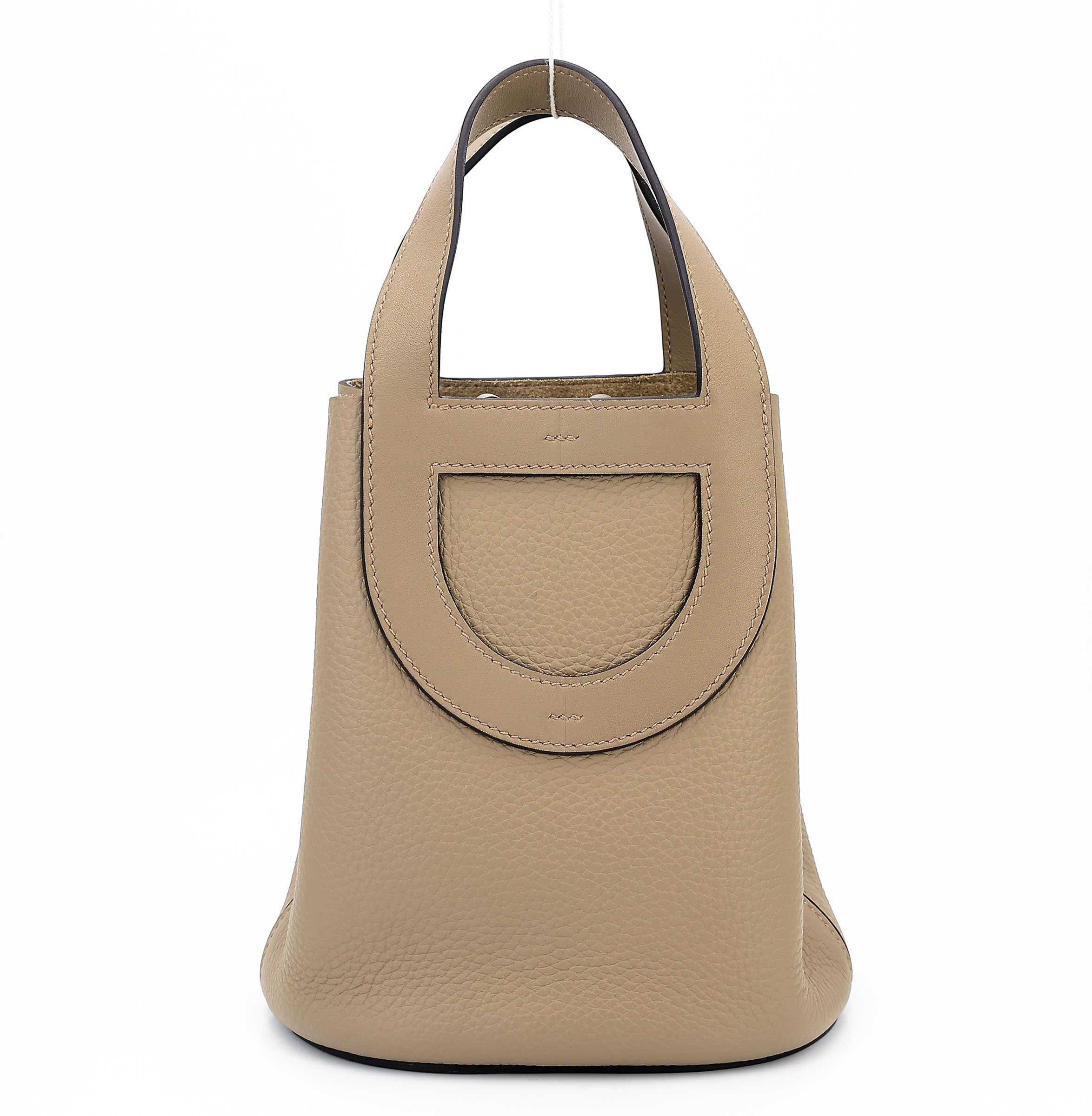 Unused ( Rank NS )  HERMÈS  In-The-Loop 18 Beige Marfa (8Q) Clemence Palladium hardware B (2023)