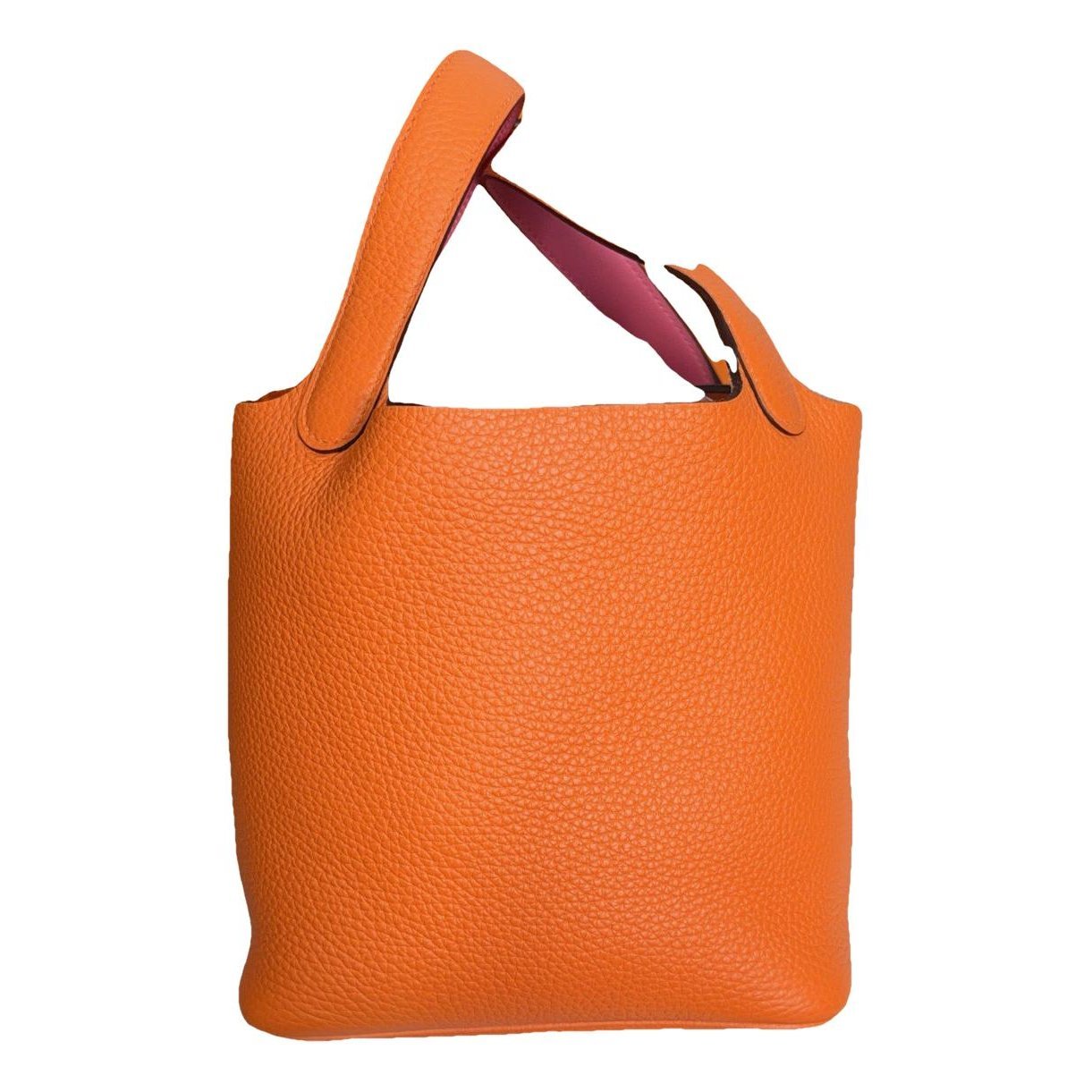 Picotin leather tote