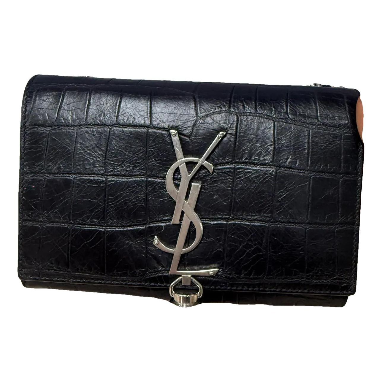 Pompom Kate leather handbag