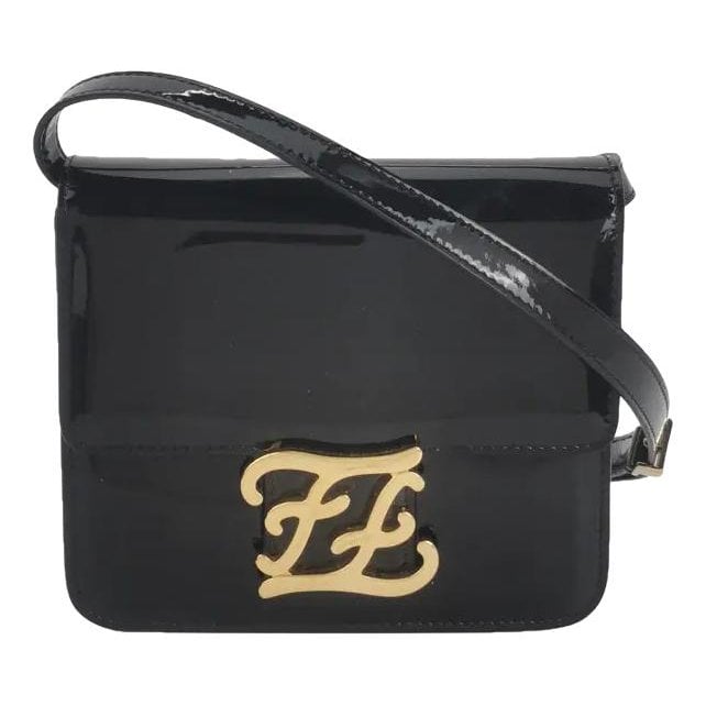Patent leather crossbody bag