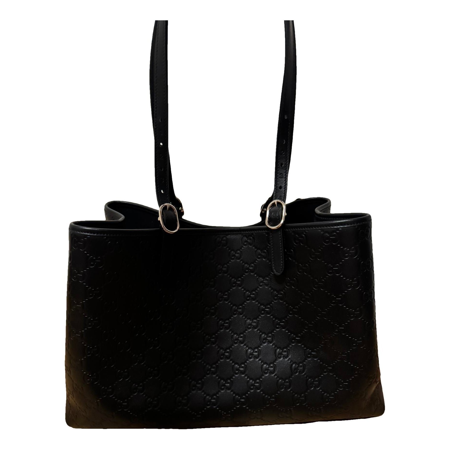 Leather tote