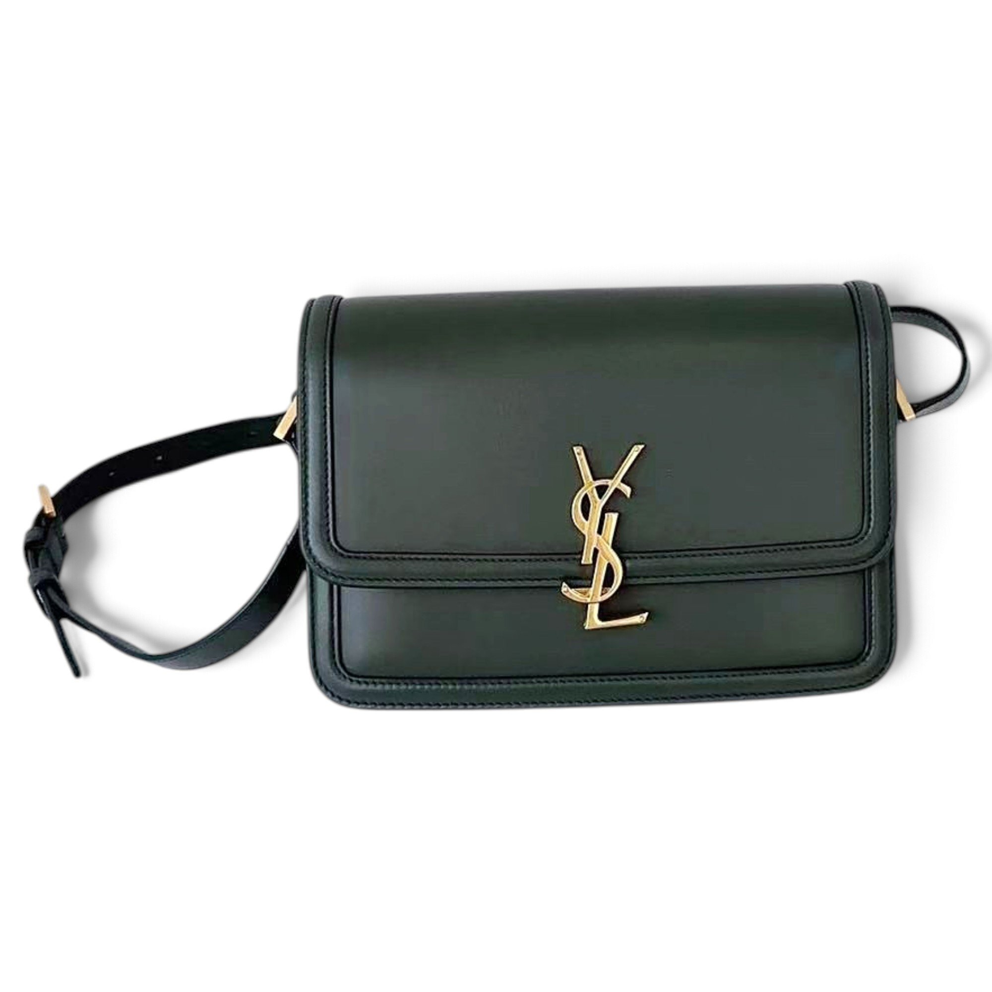 Solférino leather handbag