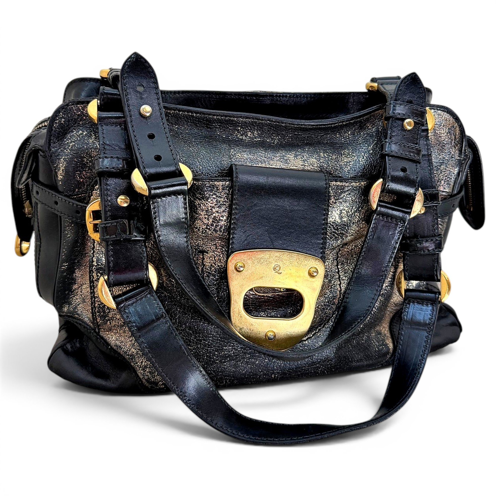 Leather handbag
