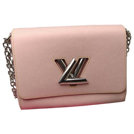 Twist leather handbag