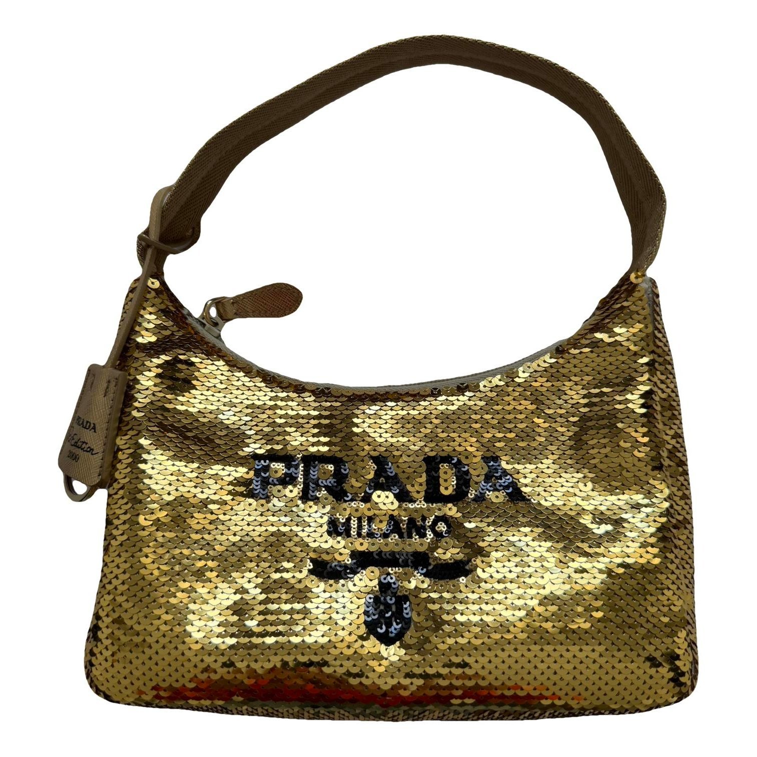 Re-Edition 2000 glitter handbag