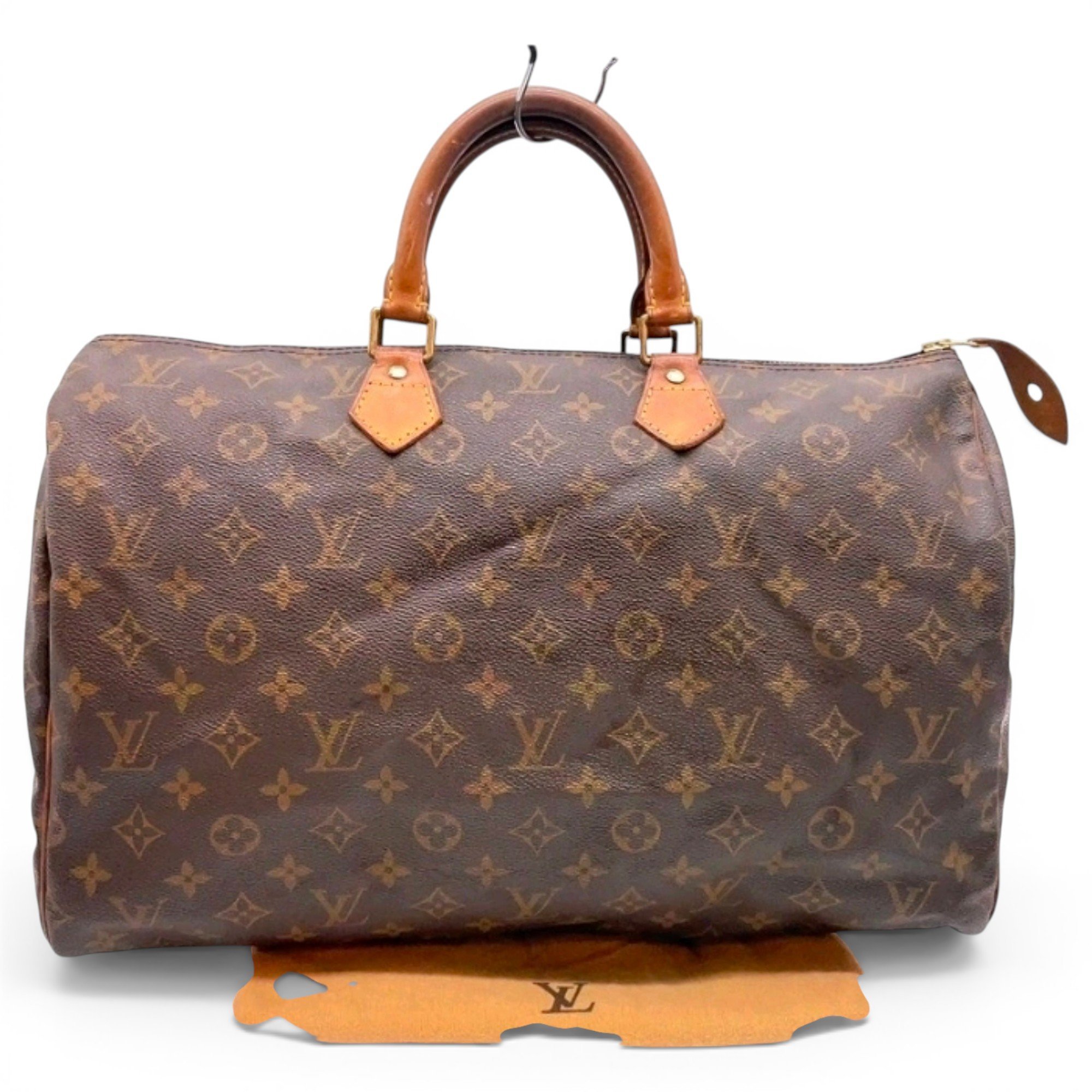 Speedy leather handbag