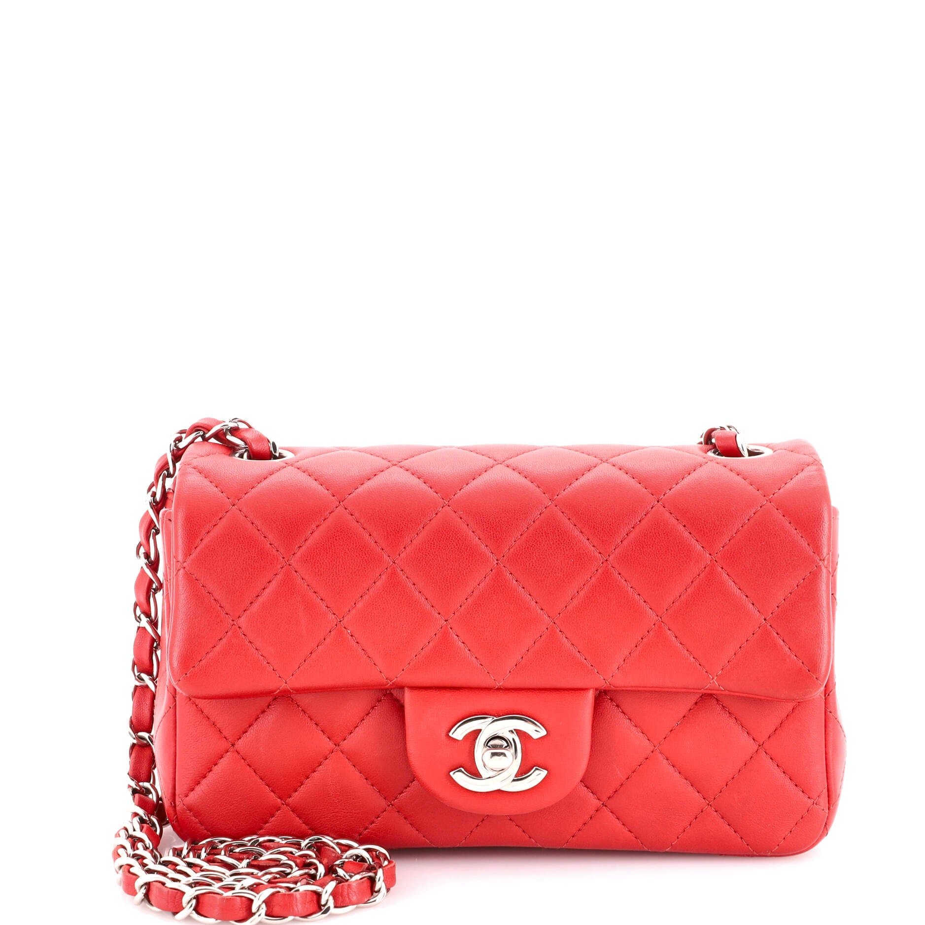 Classic Single Flap Bag Quilted Lambskin Mini