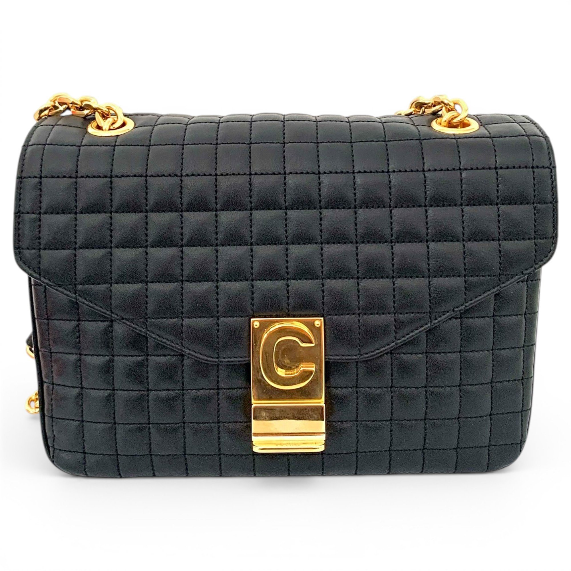 C bag leather handbag
