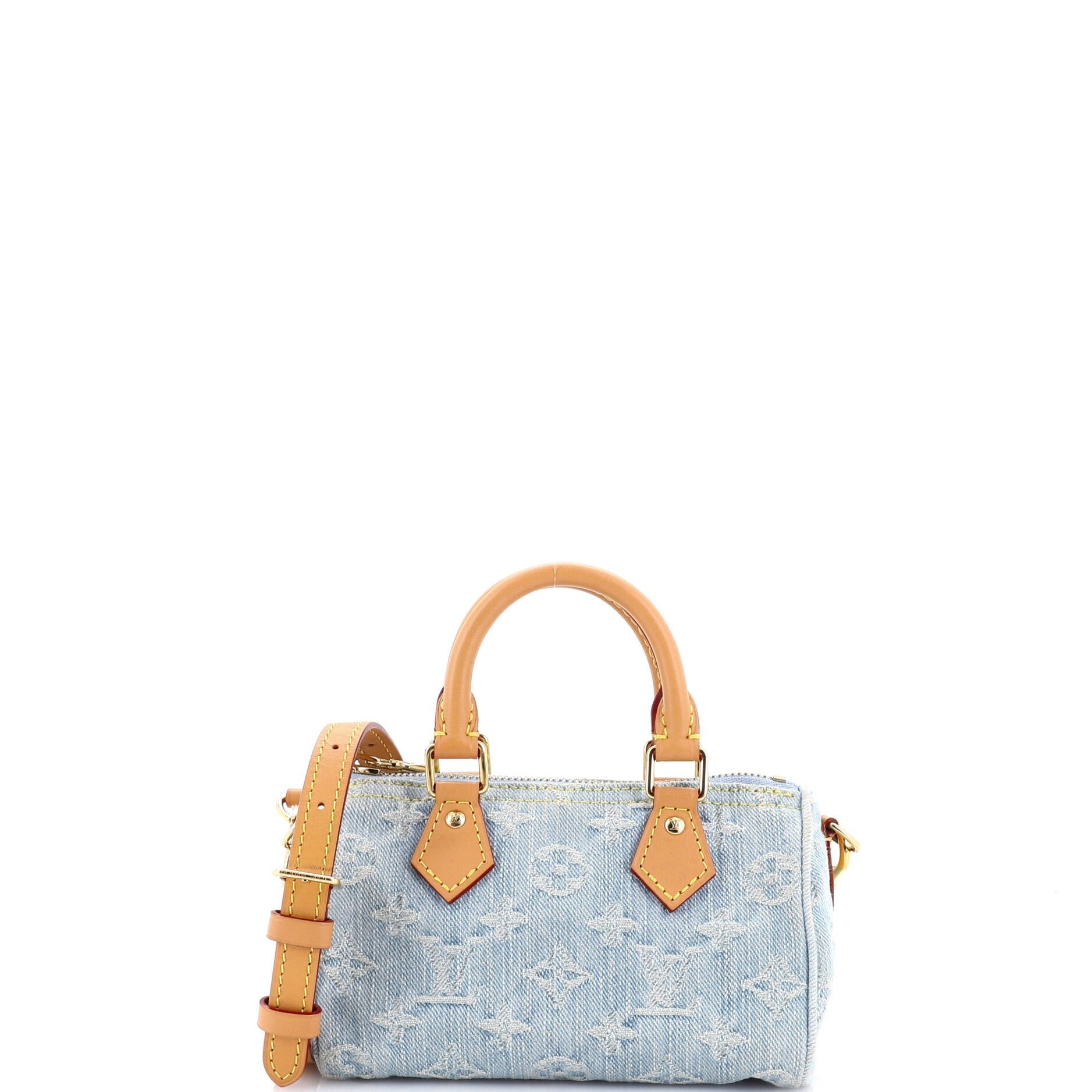 Louis Vuitton Speedy Bandouliere NM Bag Monogram Denim Sky Nano