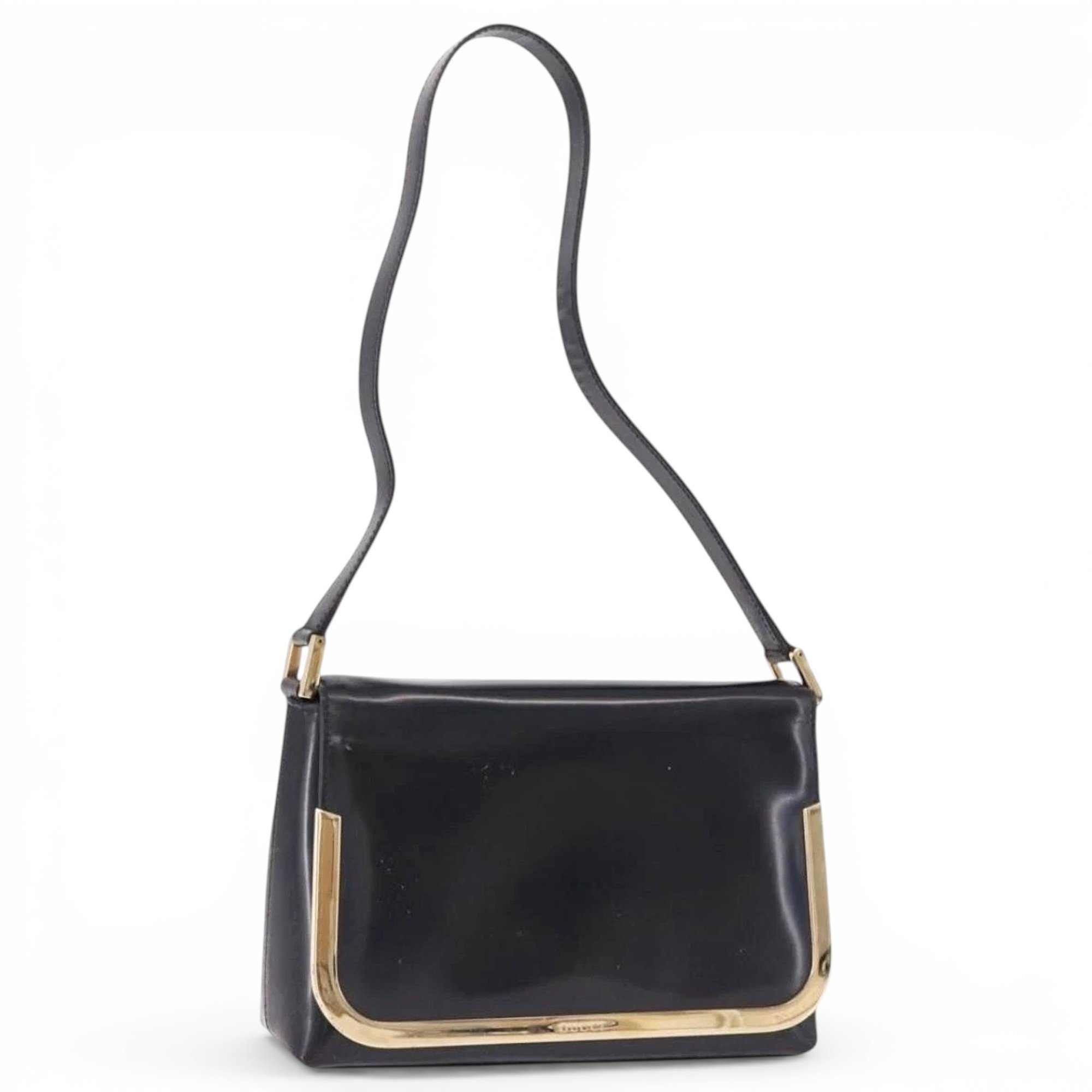Patent leather handbag