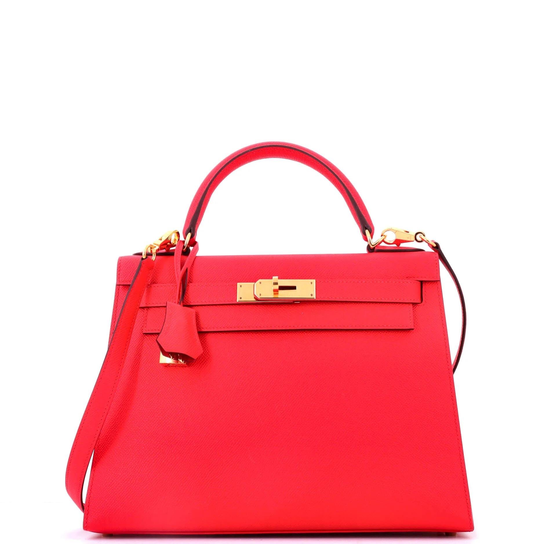 Kelly 28 leather handbag