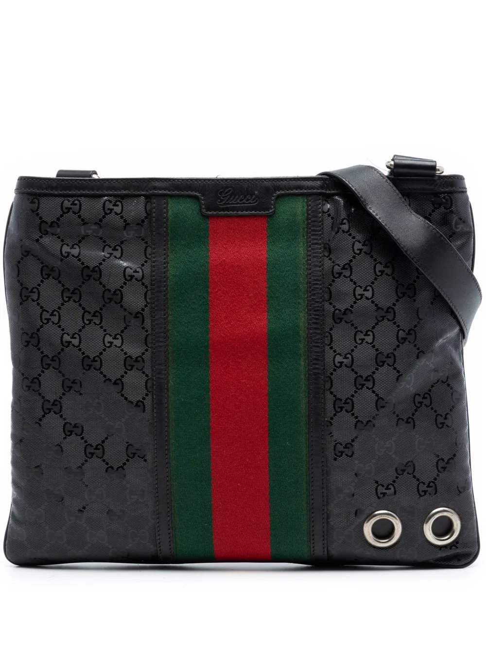2016-2026 Fiat 500 Medium GG Imprime Web Messenger Bag crossbody bag