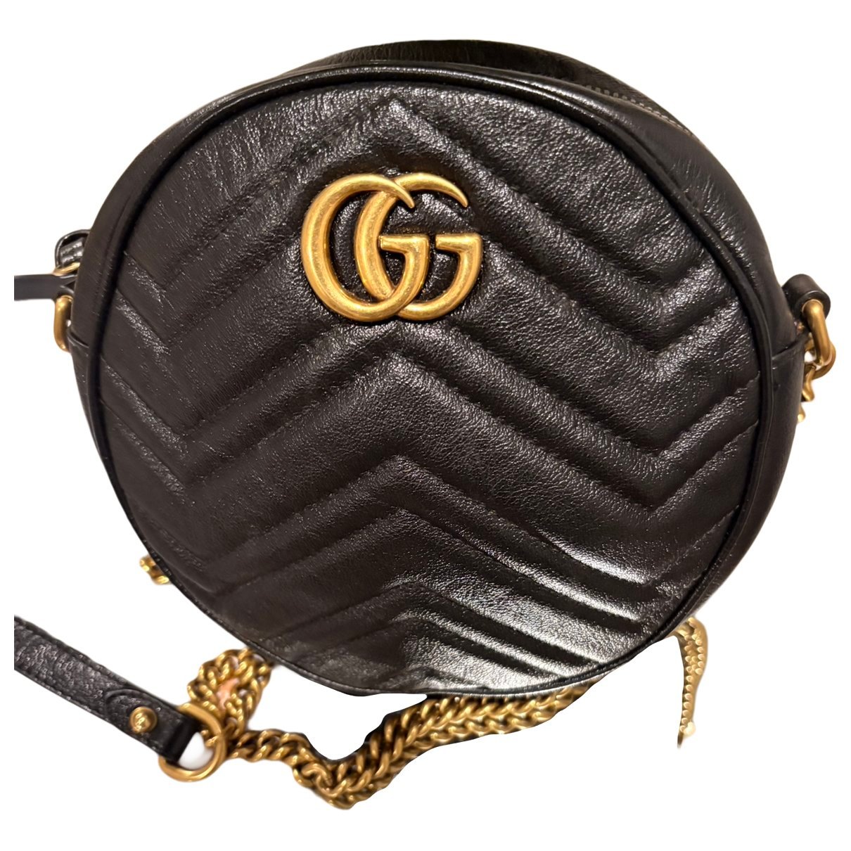 GG Marmont Circle leather crossbody bag