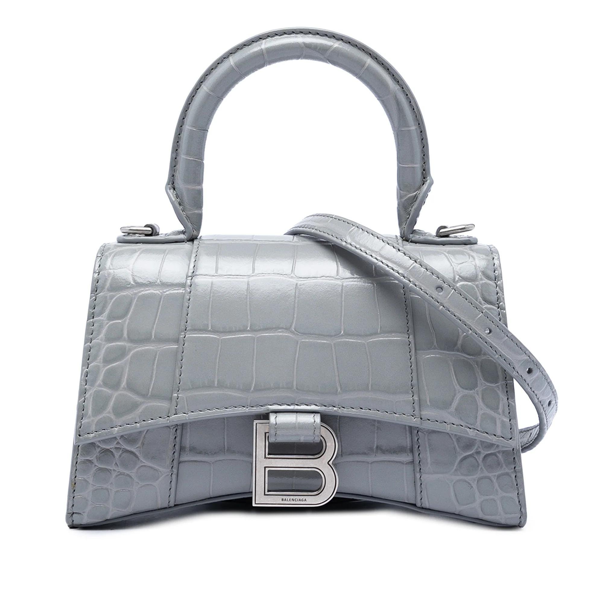 Balenciaga Hourglass pony-style calfskin handbag