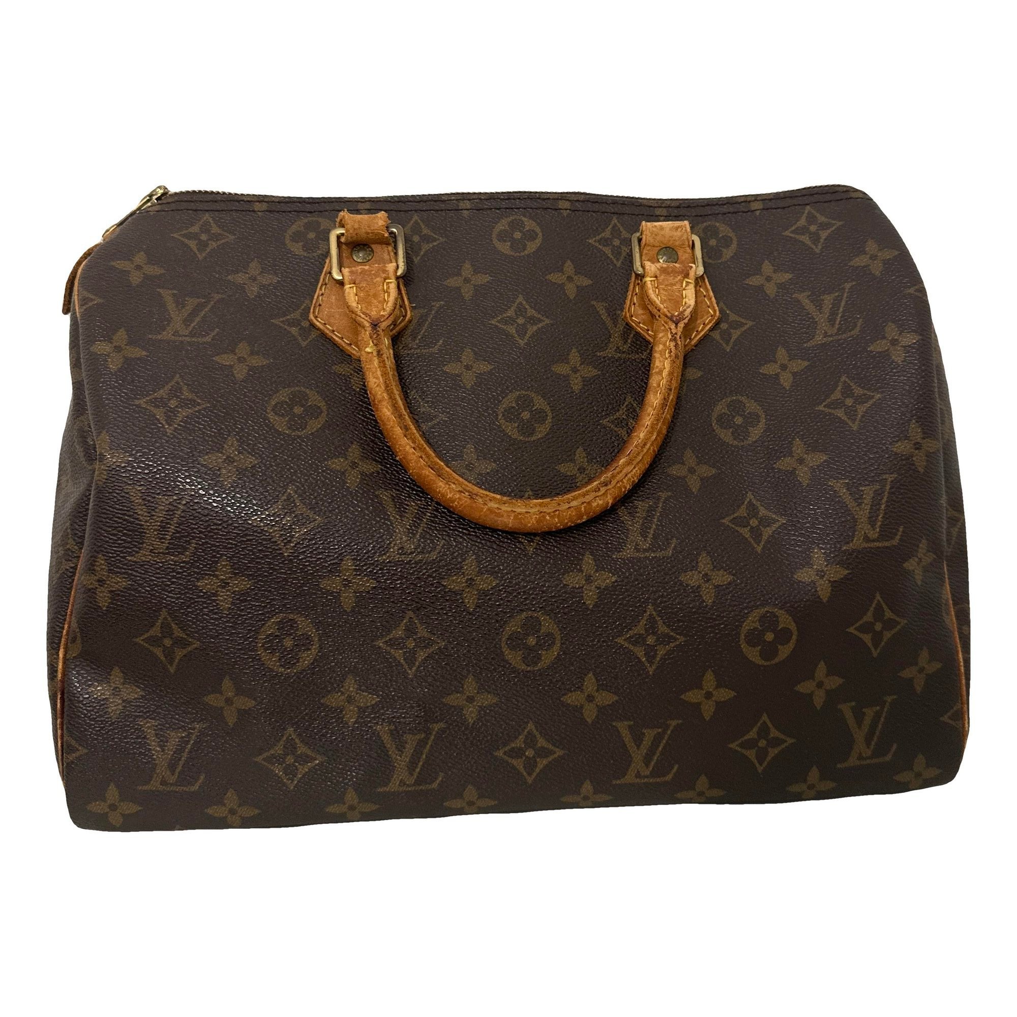 Speedy leather handbag