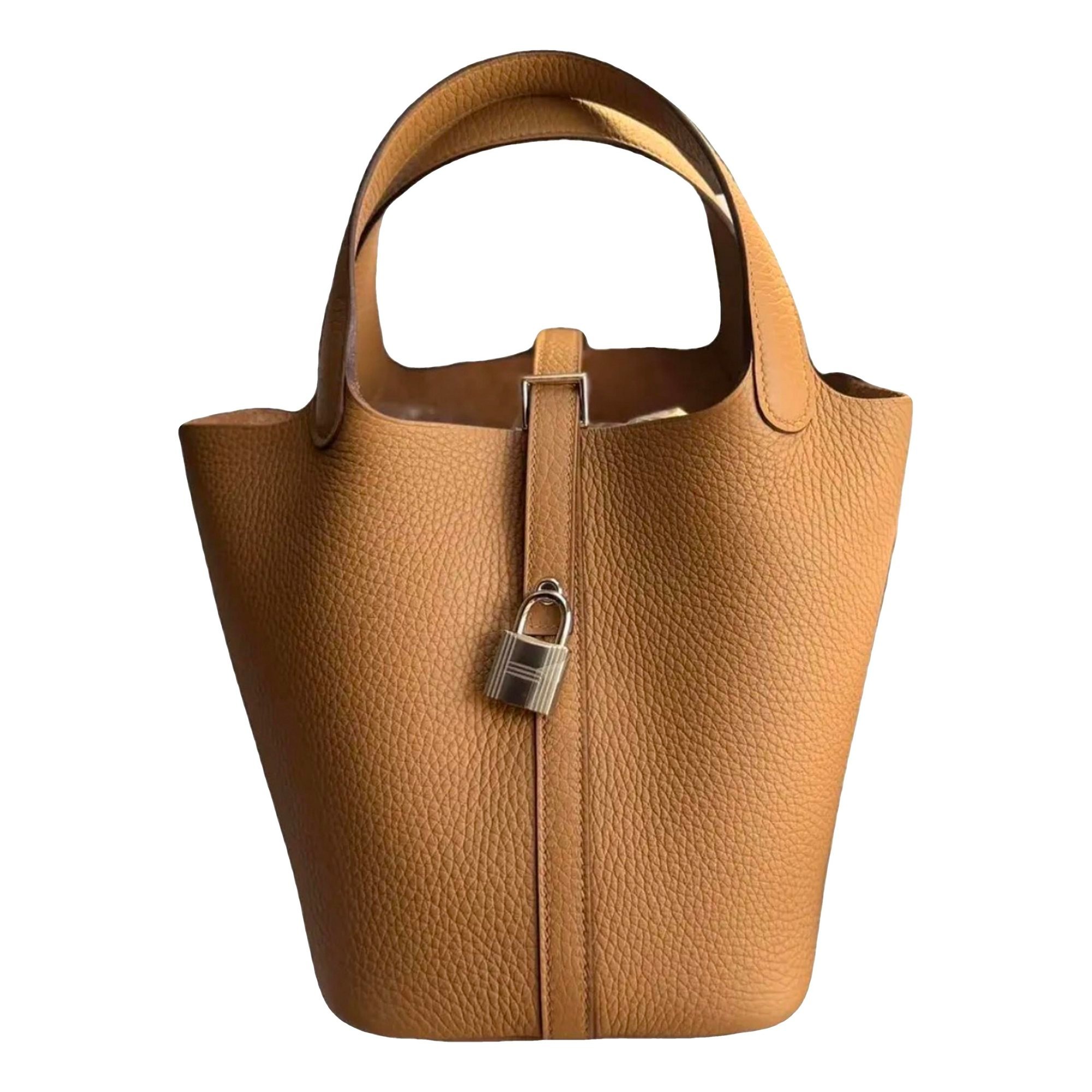 Picotin leather handbag