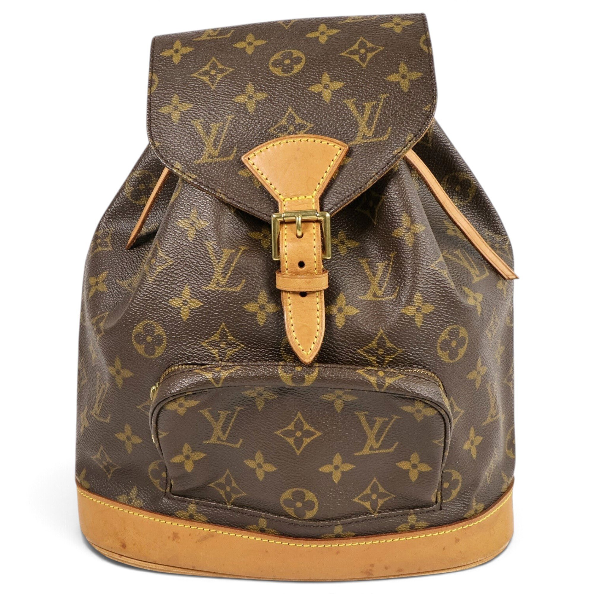 Montsouris leather backpack