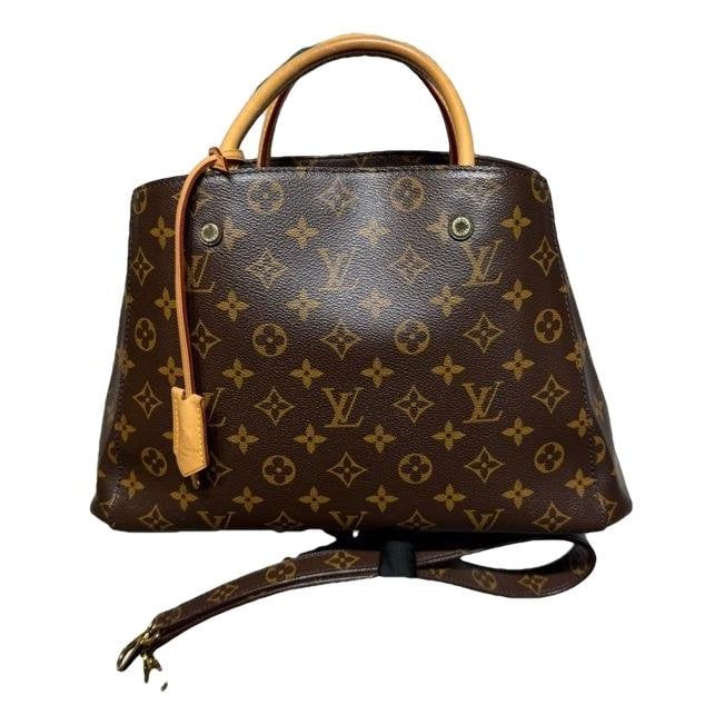 Louis Vuitton Montaigne vegan leather handbag