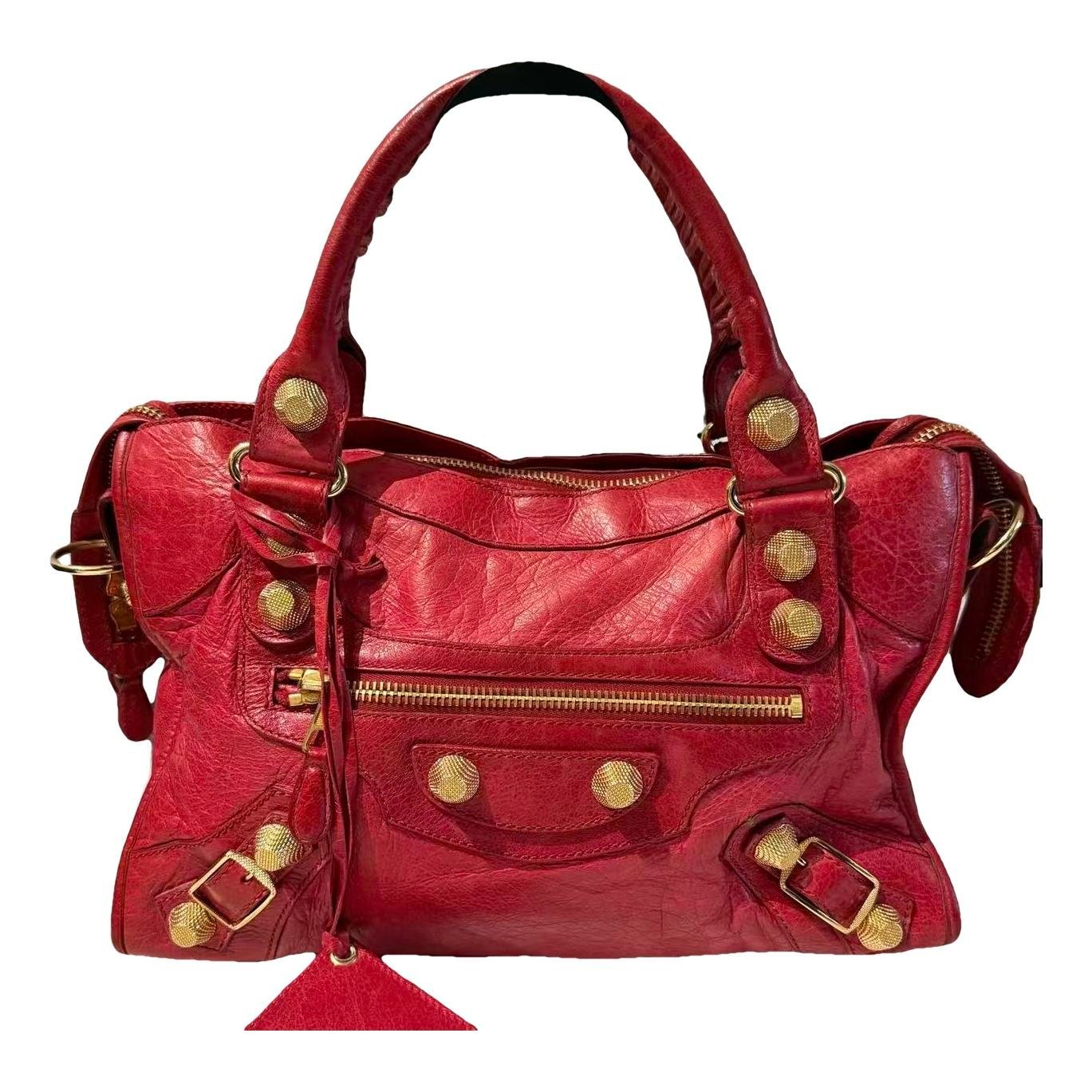 Leather handbag