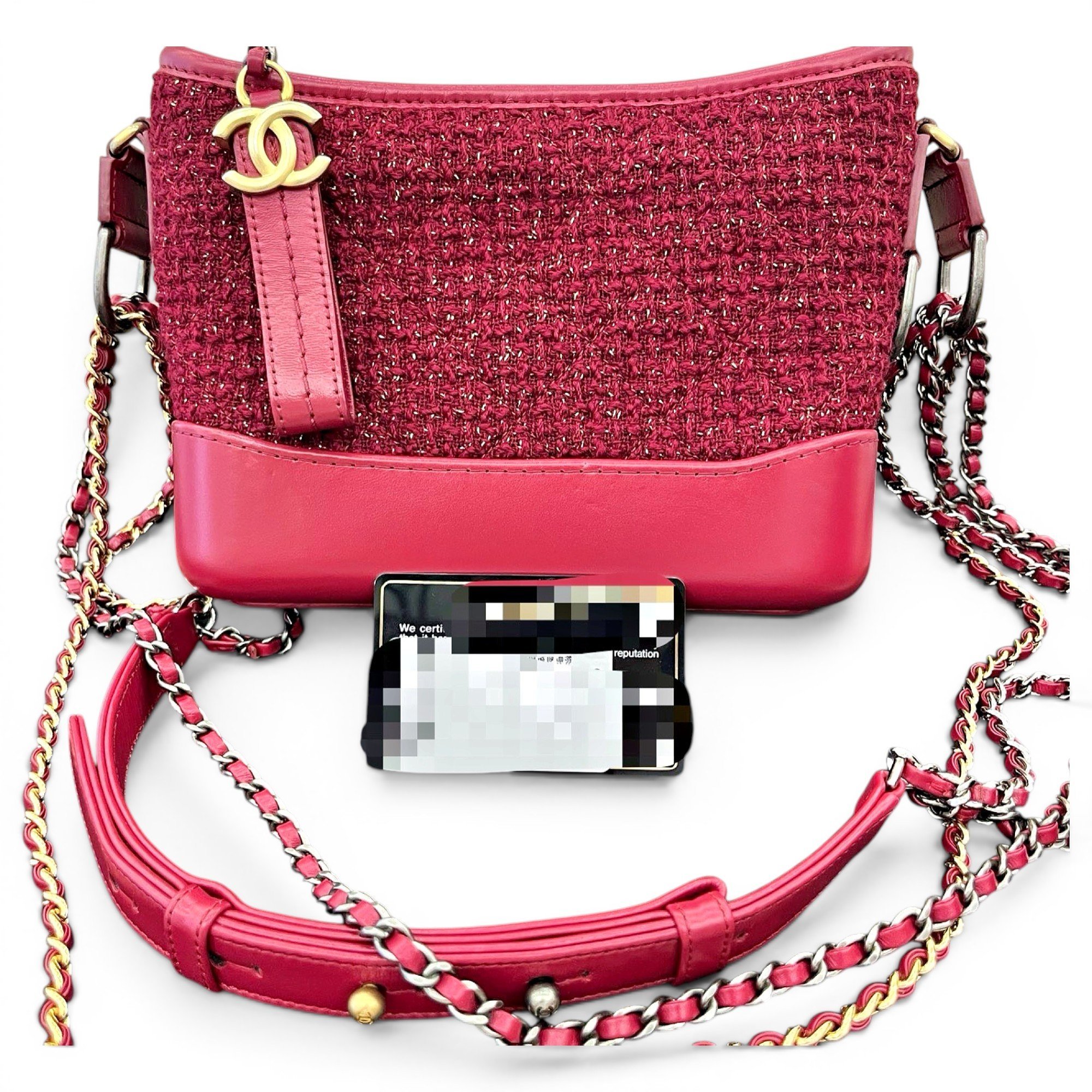 Gabrielle tweed handbag