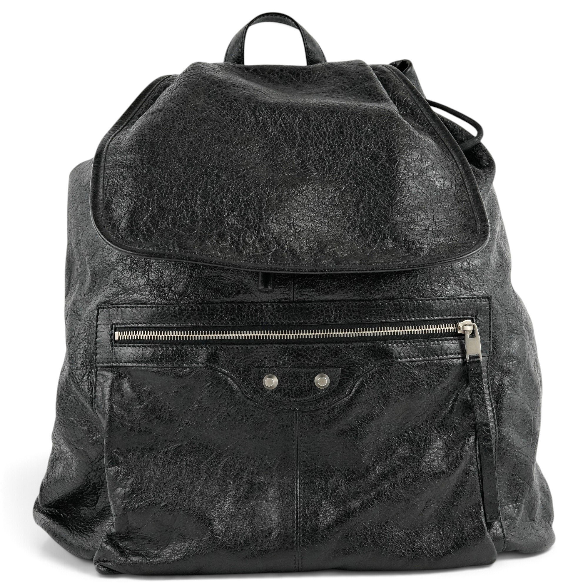 Leather backpack