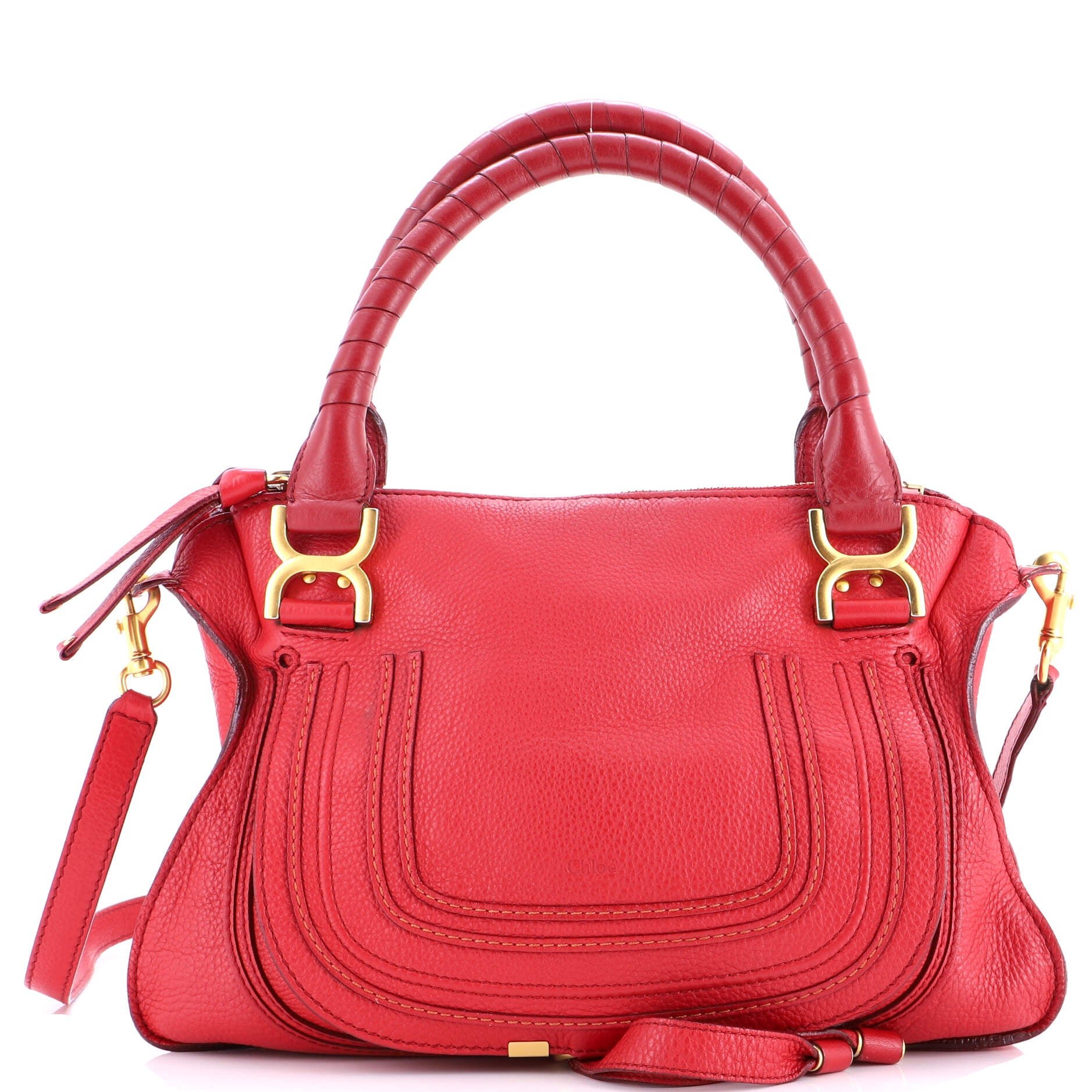Chloe Marcie Satchel Leather Medium