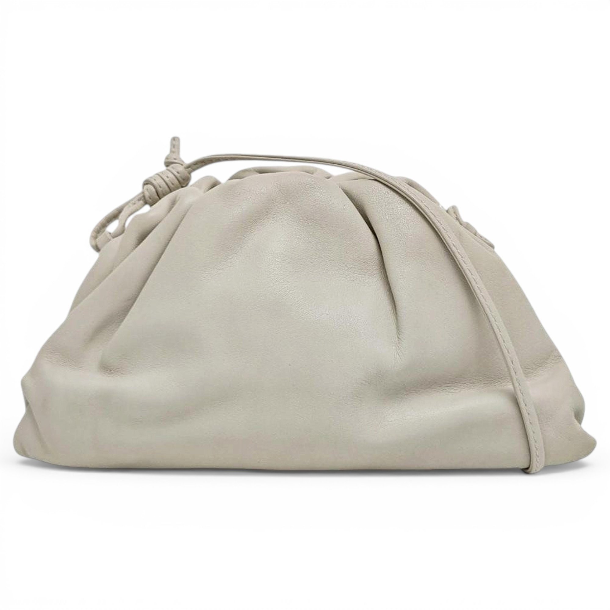Pouch leather handbag
