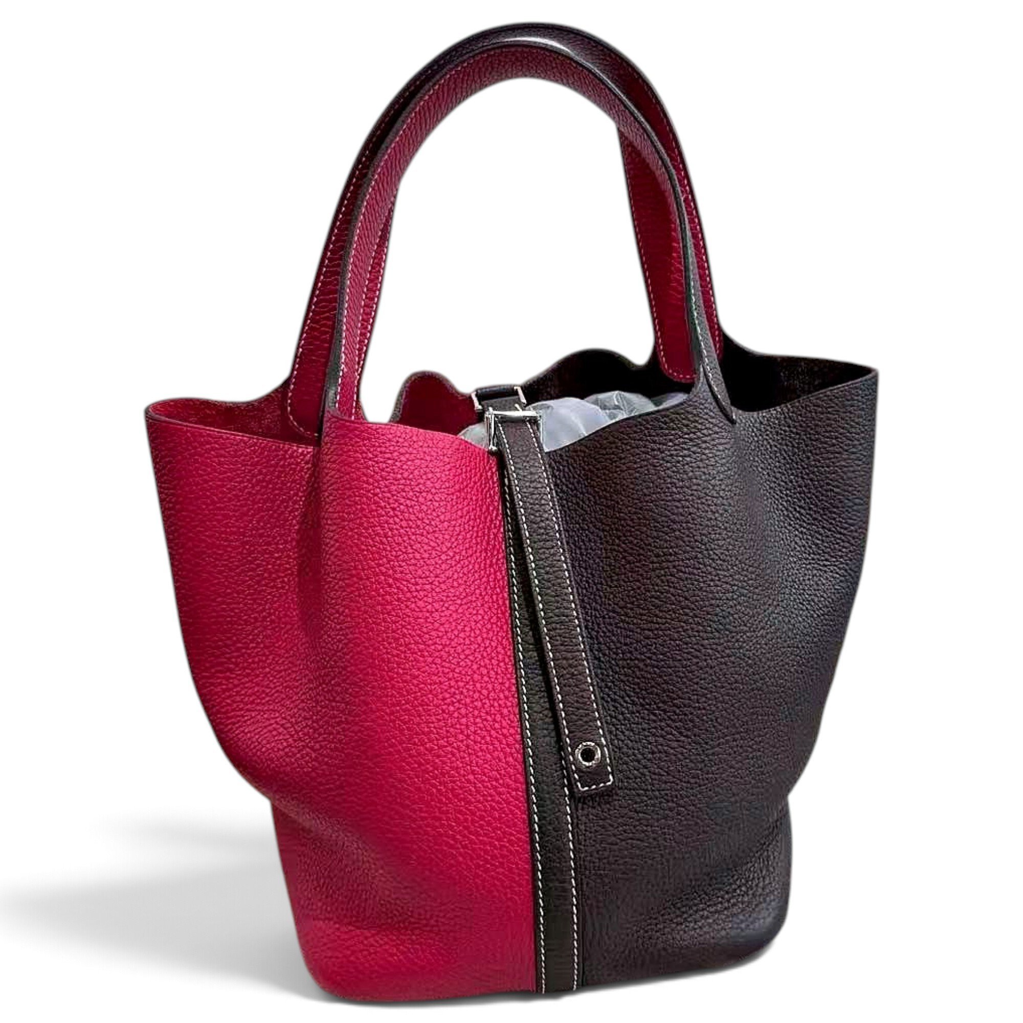 Picotin leather handbag