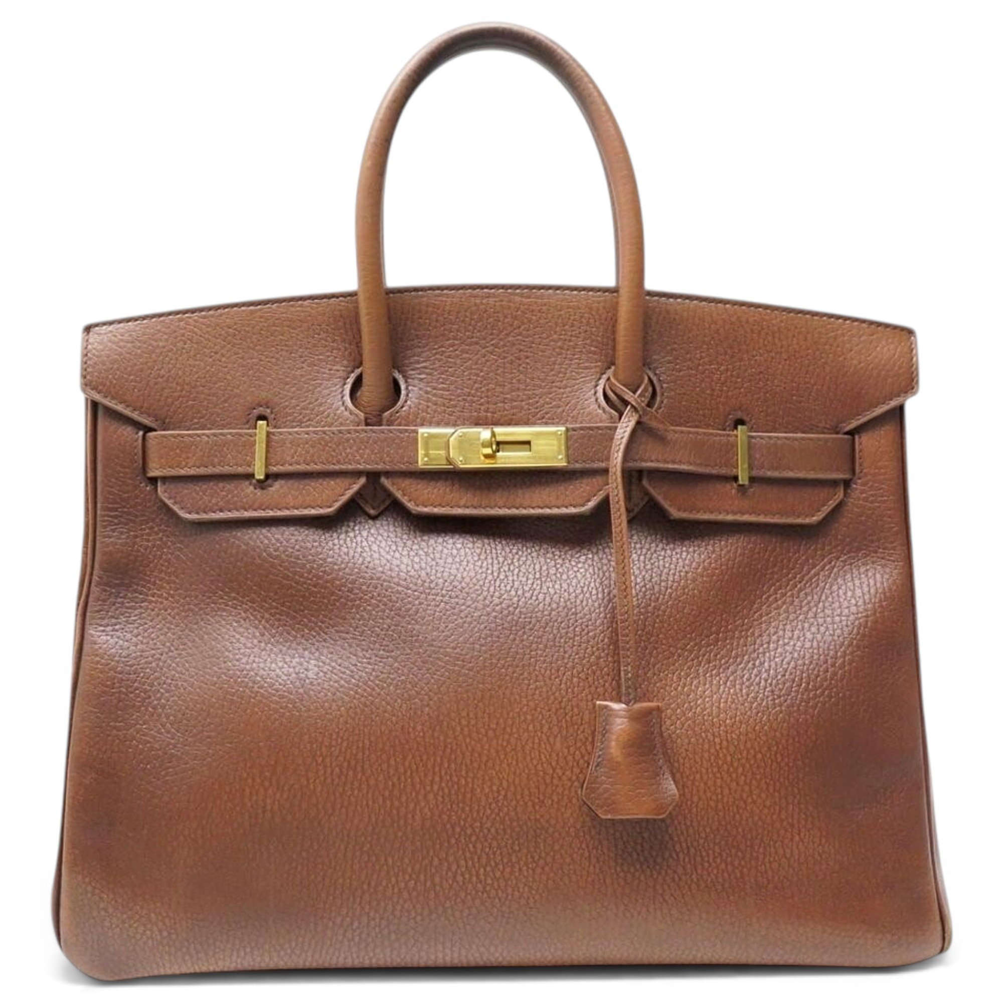 Birkin 35 leather handbag